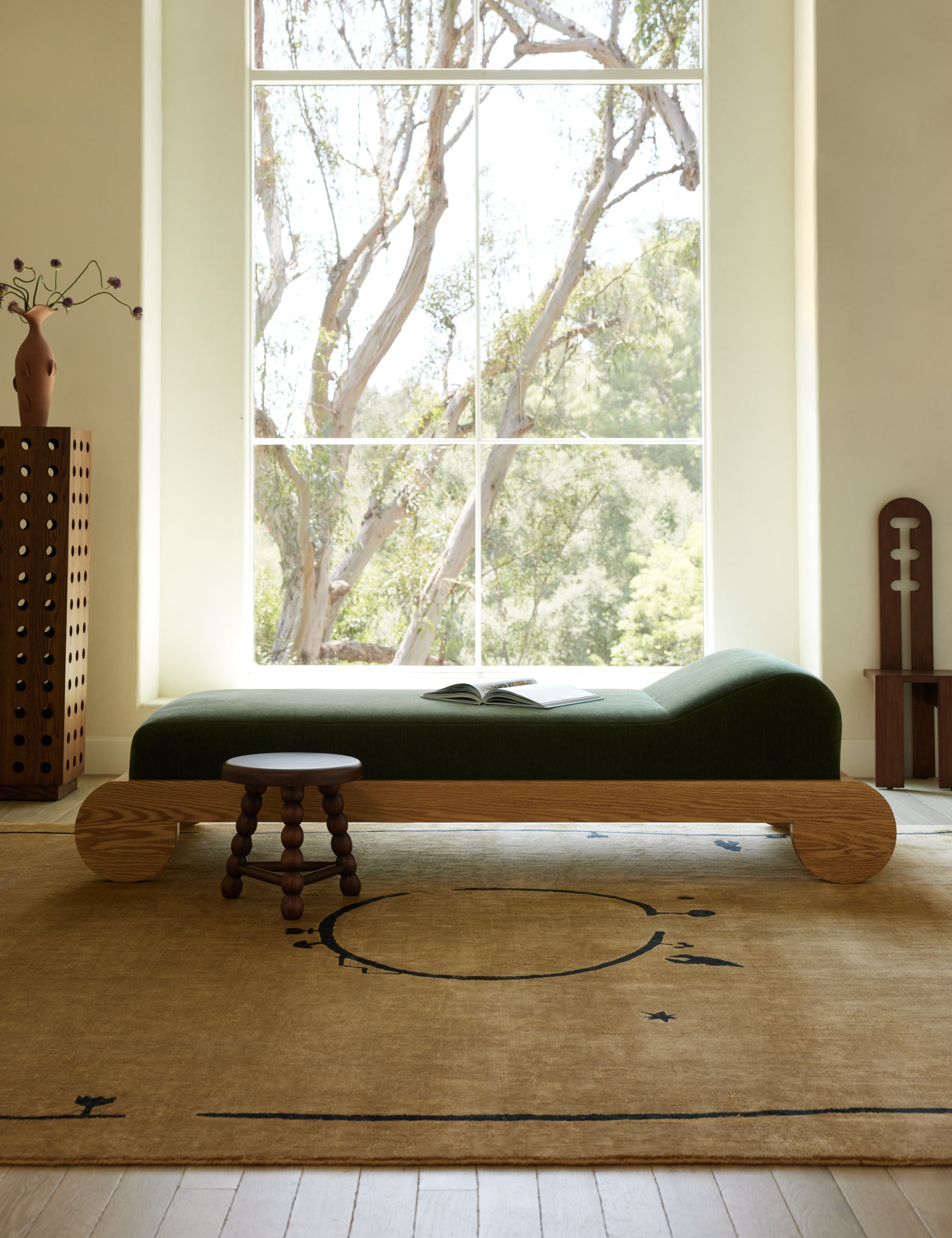 Village Hand-Loomed Viscose Rug by Sarah Sherman Samuel