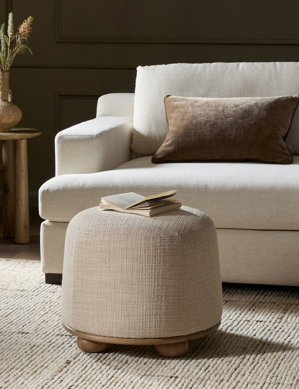 Rajah Round Ottoman