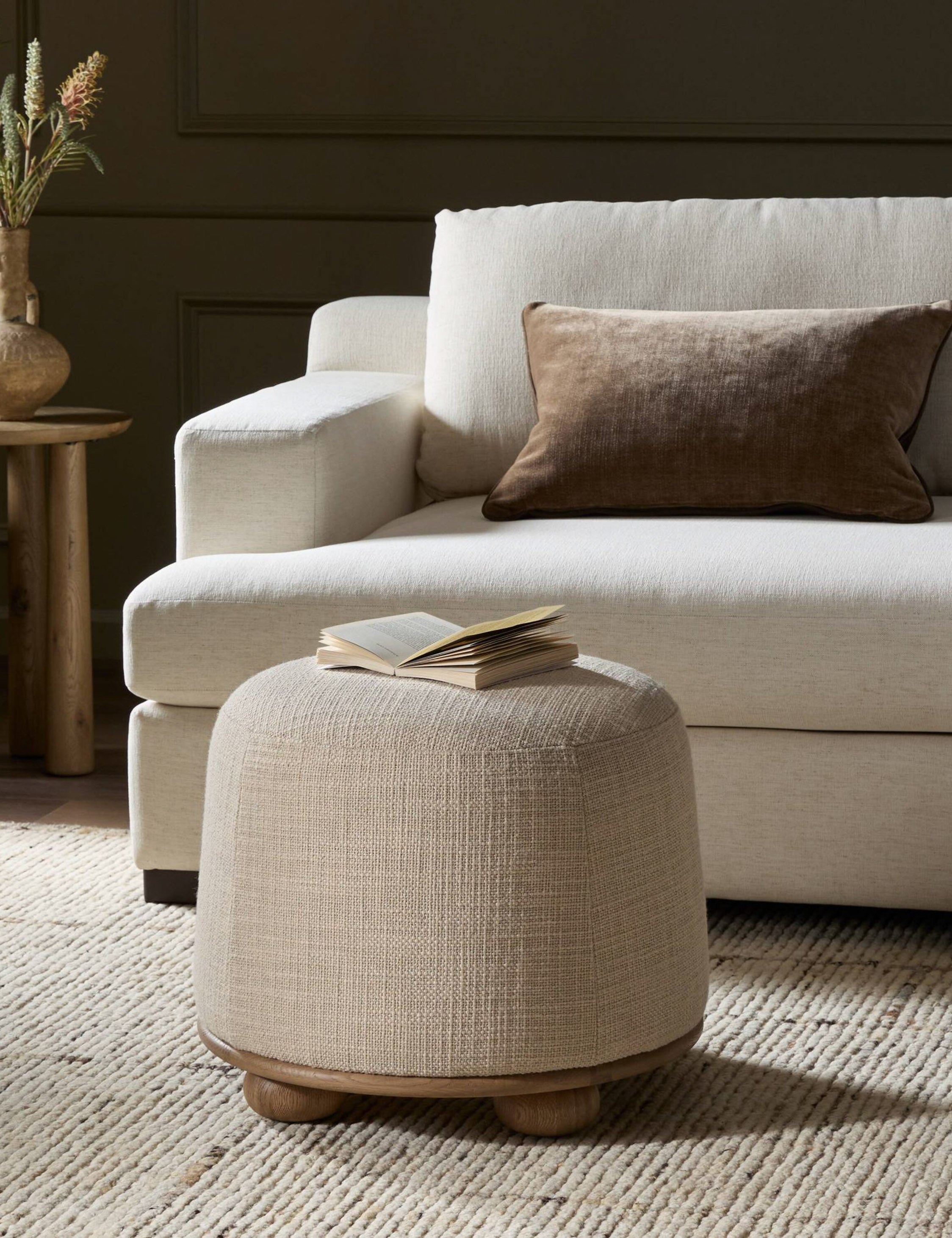 Rajah Round Ottoman