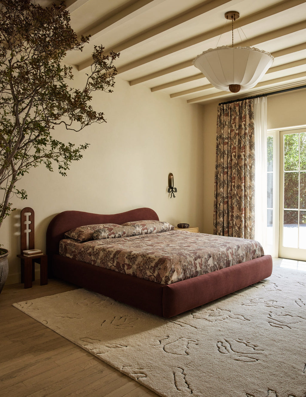 Garden Walk Linen Fabric by Sarah Sherman Samuel