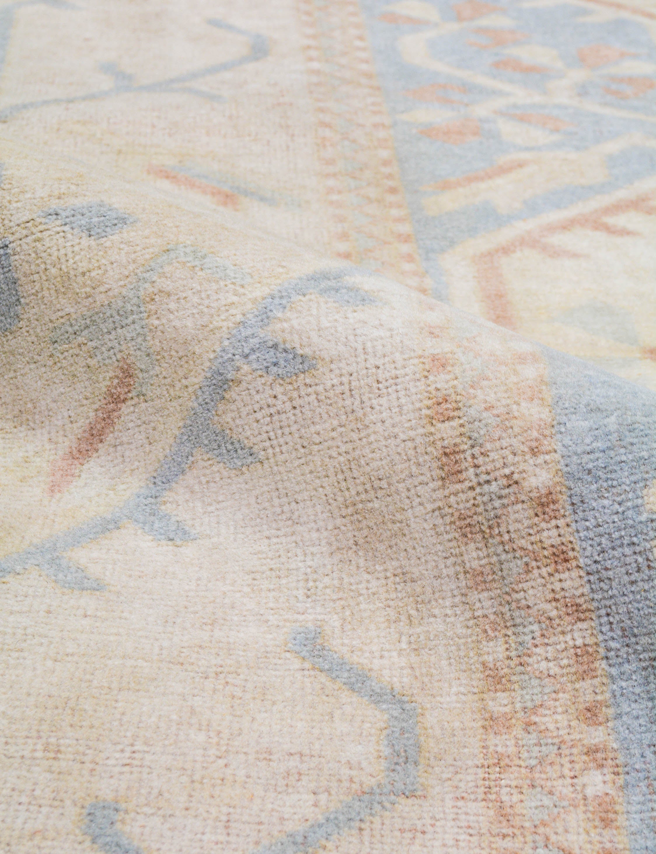 Vintage Turkish Hand-Knotted Wool Rug No. 467, 6' 4 x 9'