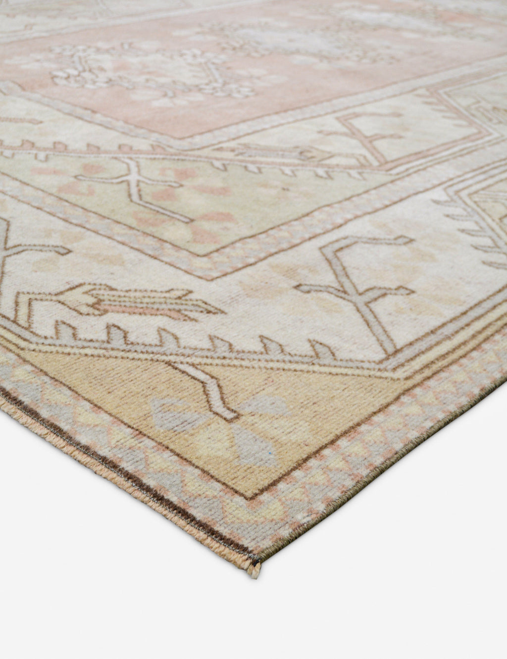 Vintage Turkish Hand-Knotted Wool Rug No. 486, 6' 5 x 9' 4