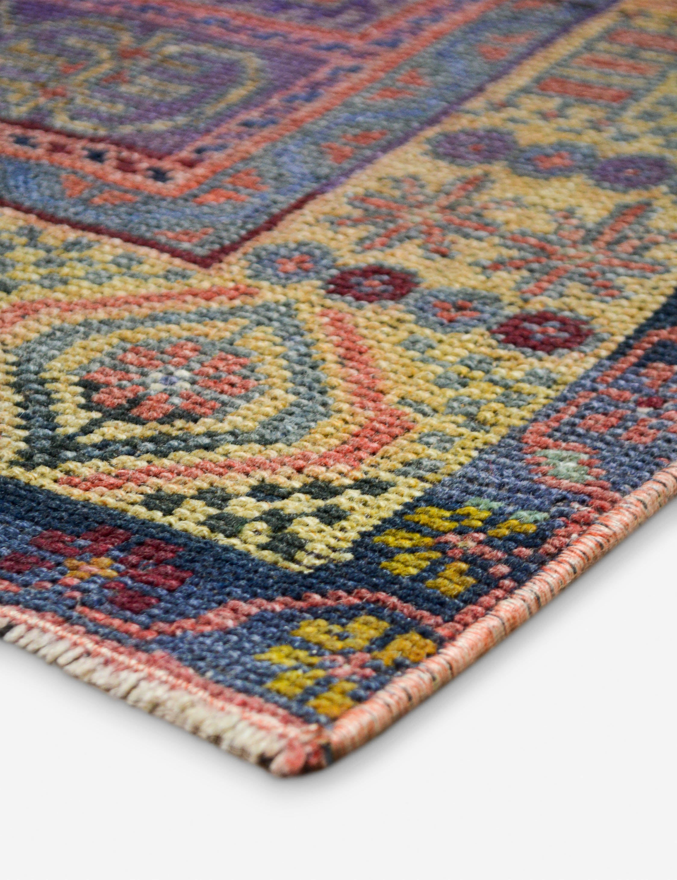 Vintage Turkish Hand-Knotted Wool Rug No. 495, 4' 2 x 7' 9