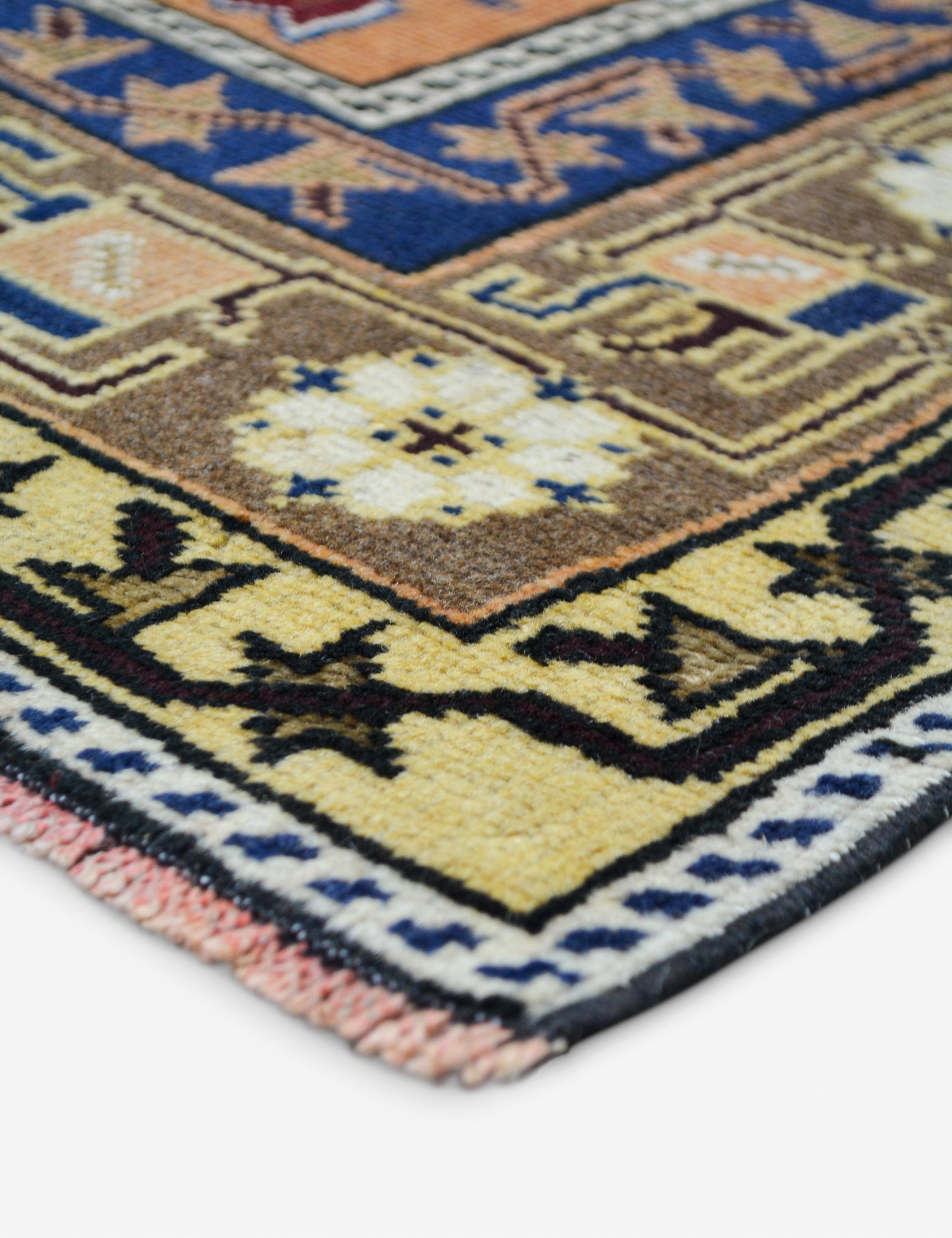 Vintage Turkish Hand-Knotted Wool Rug No. 499, 3' 10 x 6' 7