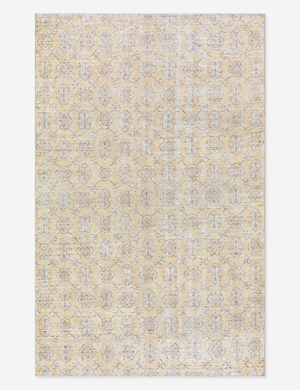 Vintage Turkish Hand-Knotted Wool Rug No. 506, 5' 5 x 8' 7