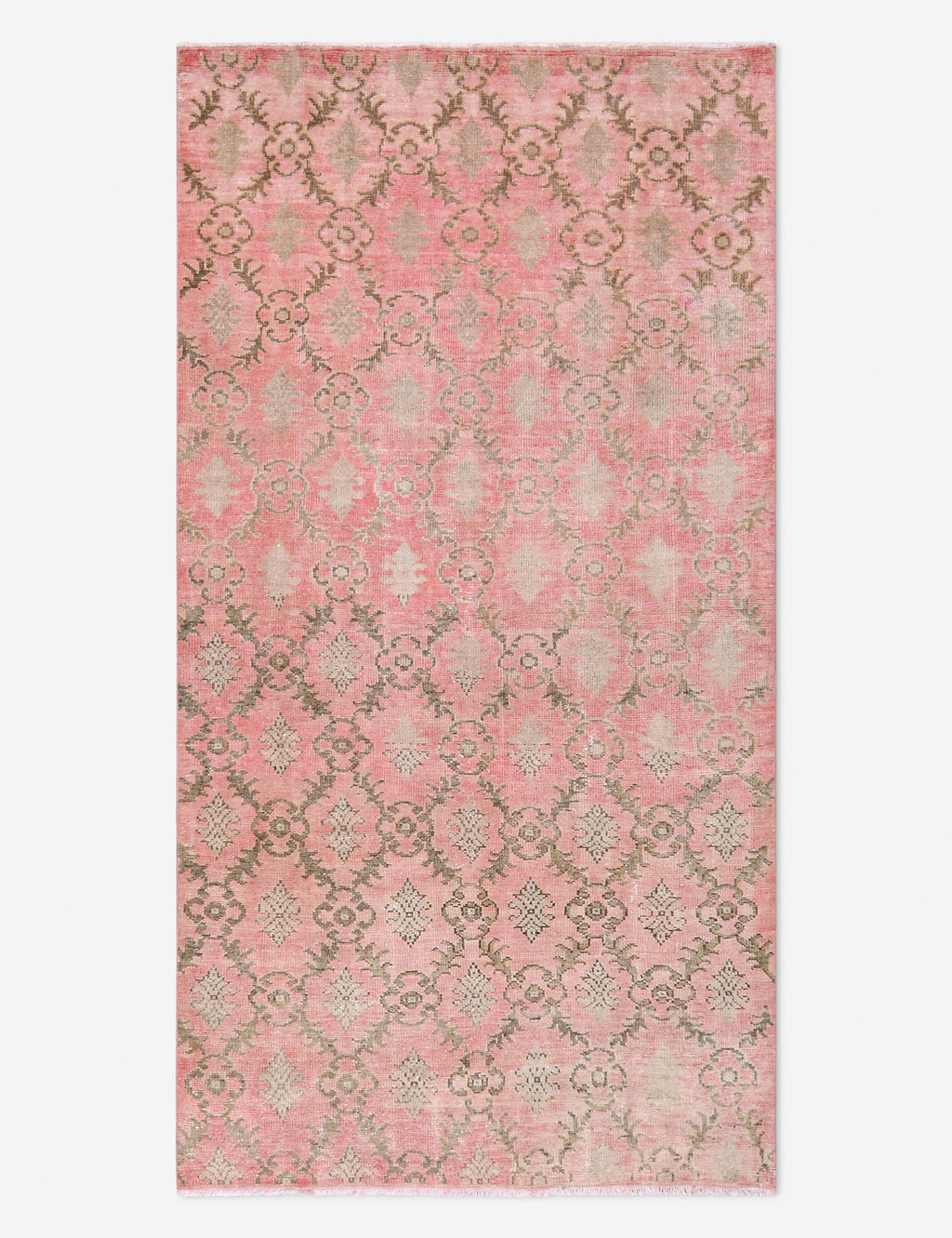 Vintage Turkish Hand-Knotted Wool Rug No. 509, 4' 5 x 8' 2