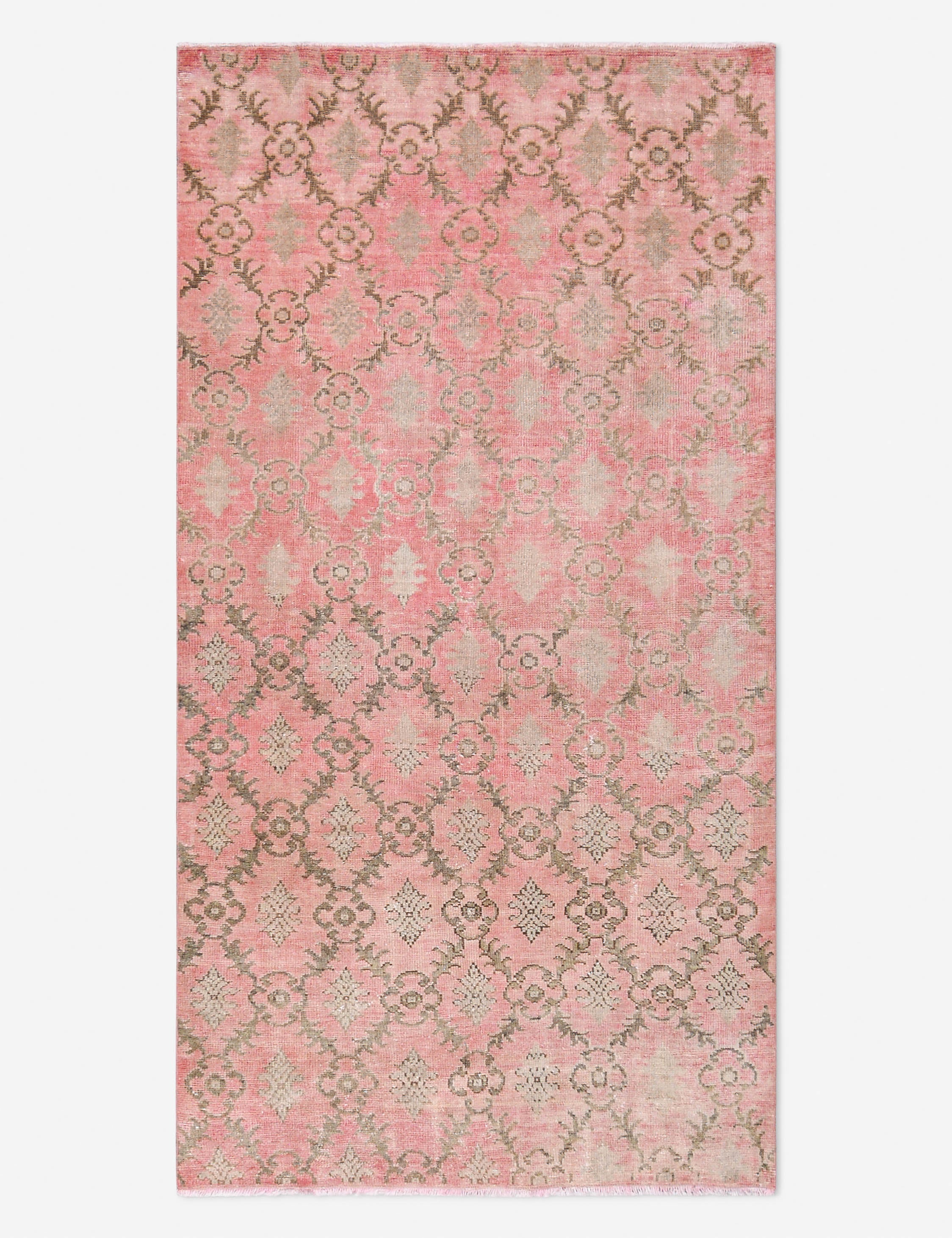 Vintage Turkish Hand-Knotted Wool Rug No. 509, 4' 5 x 8' 2