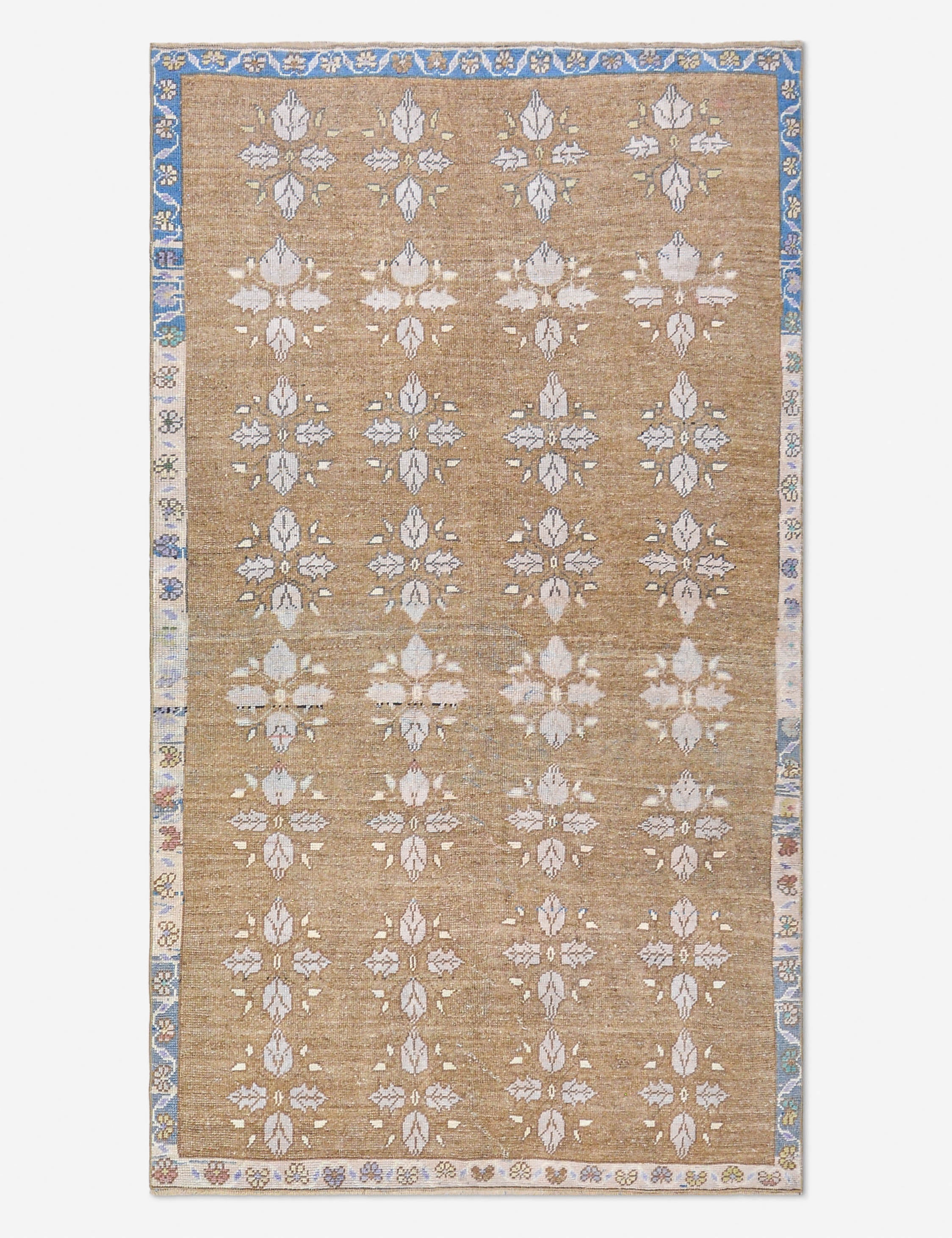 Vintage Turkish Hand-Knotted Wool Rug No. 510, 4' 8 x 8' 2