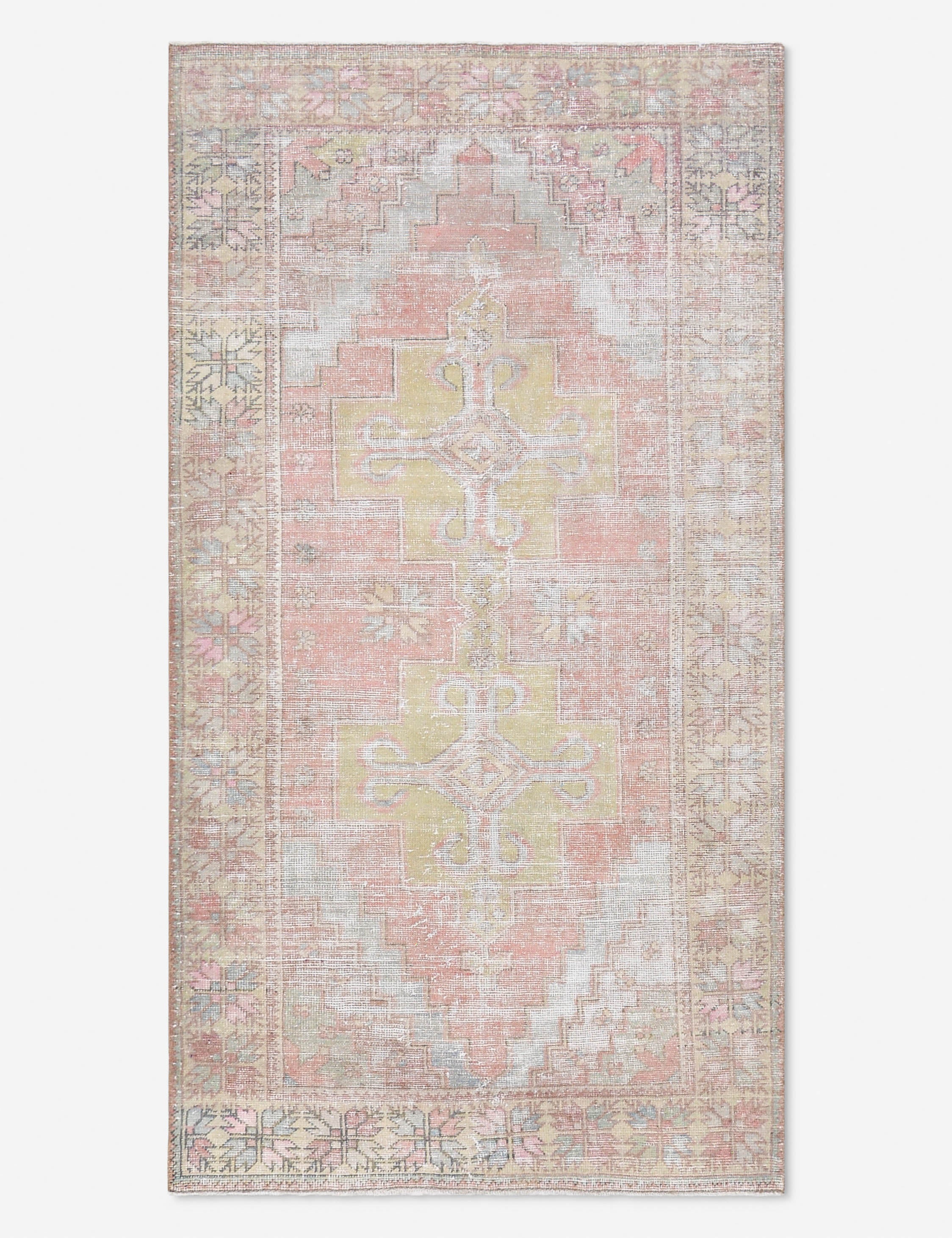 Vintage Turkish Hand-Knotted Wool Rug No. 511, 4' 5 x 8' 2