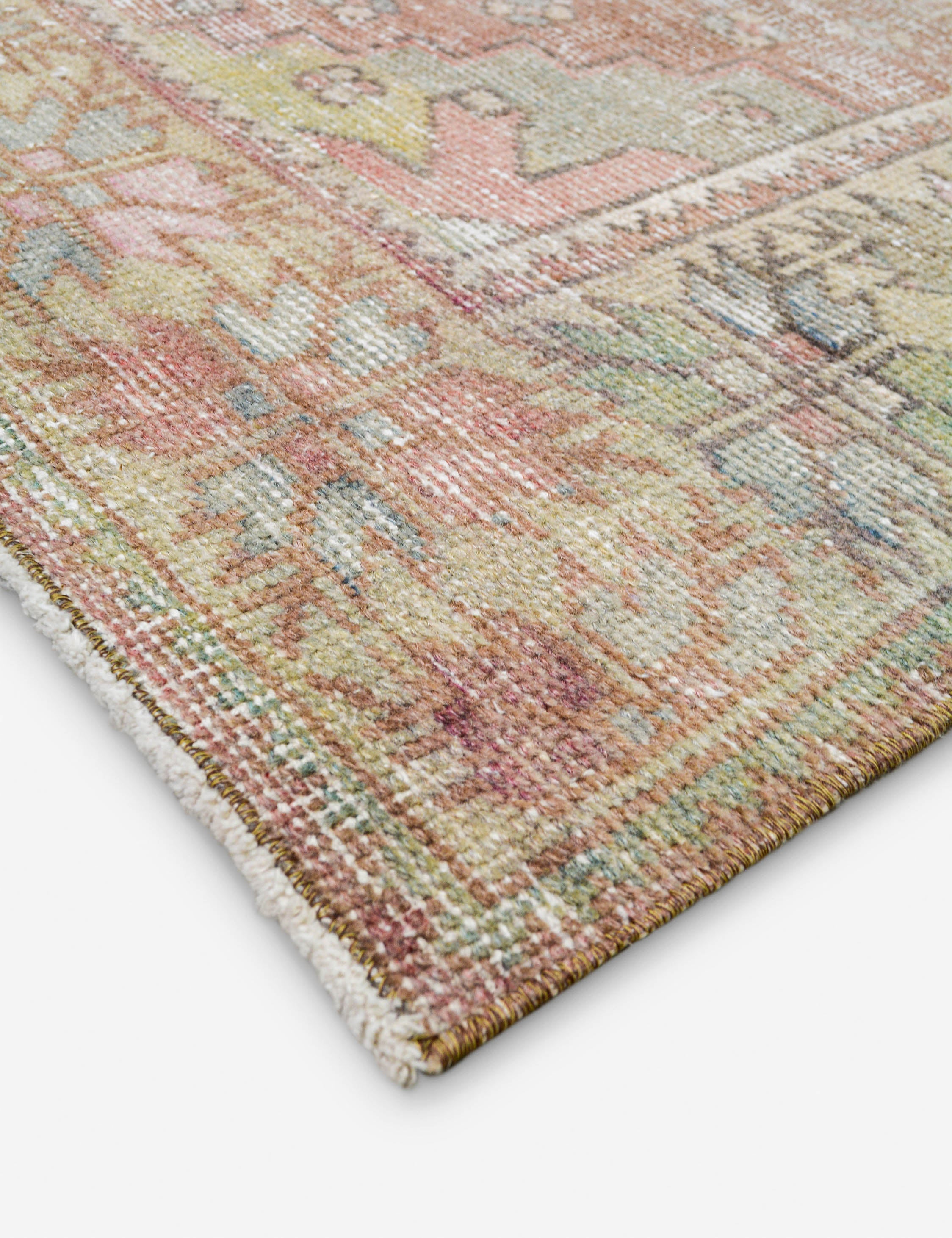 Vintage Turkish Hand-Knotted Wool Rug No. 511, 4' 5 x 8' 2