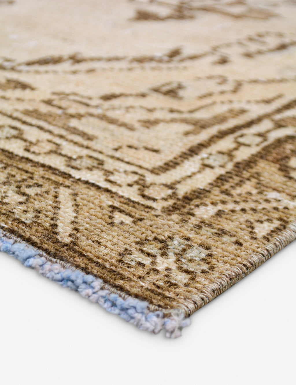 Vintage Turkish Hand-Knotted Wool Rug No. 514, 3' x 9' 2