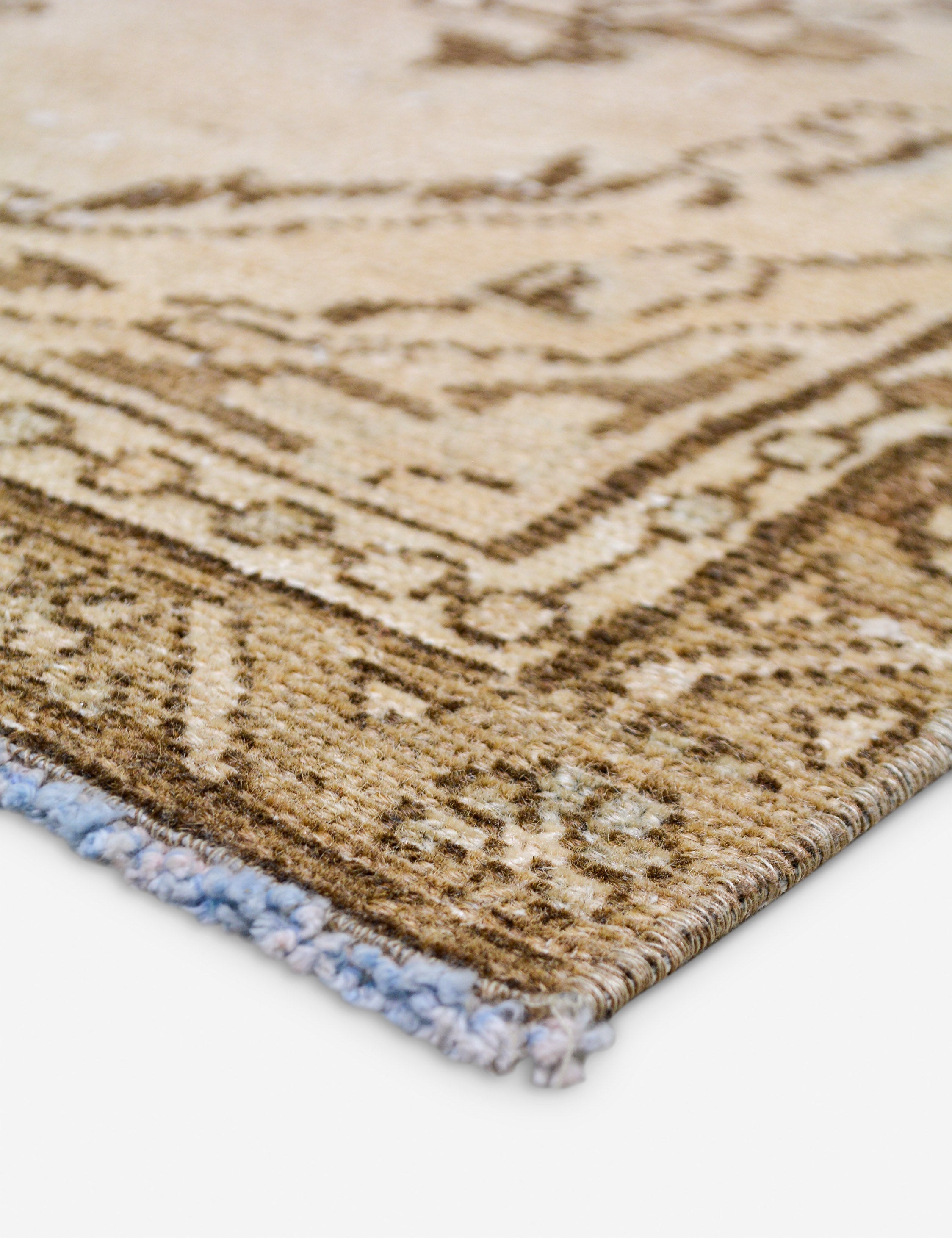 Vintage Turkish Hand-Knotted Wool Rug No. 514, 3' x 9' 2