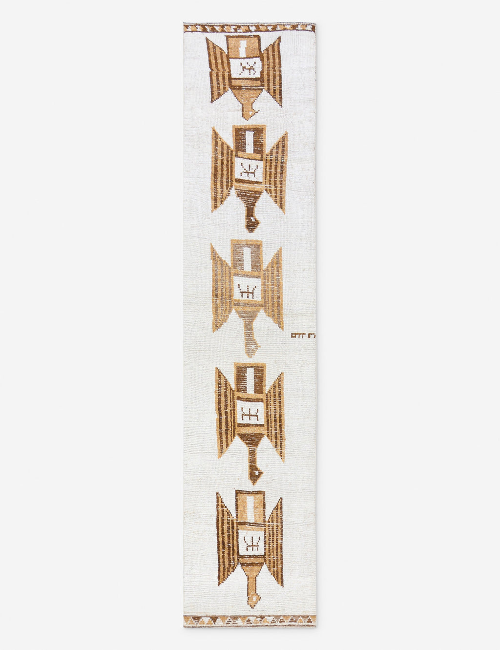 Vintage Turkish Hand-Knotted Wool Runner Rug No. 281, 2' 7 x 11'