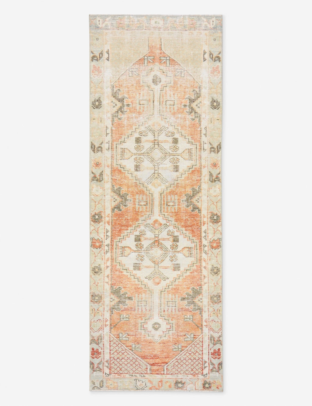 Vintage Turkish Hand-Knotted Wool Runner Rug No. 286, 2' 3 X 6' 9
