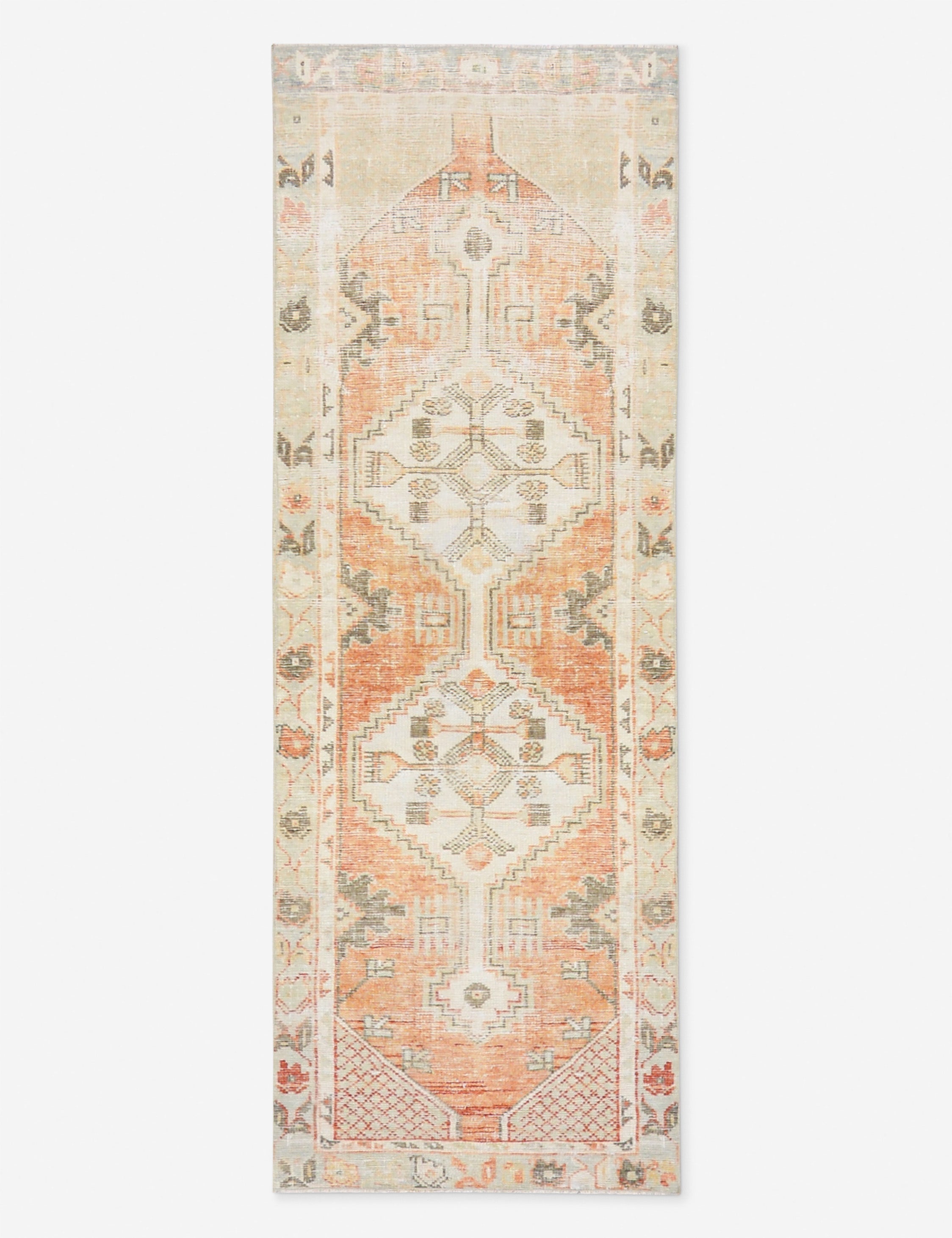 Vintage Turkish Hand-Knotted Wool Runner Rug No. 286, 2' 3 X 6' 9