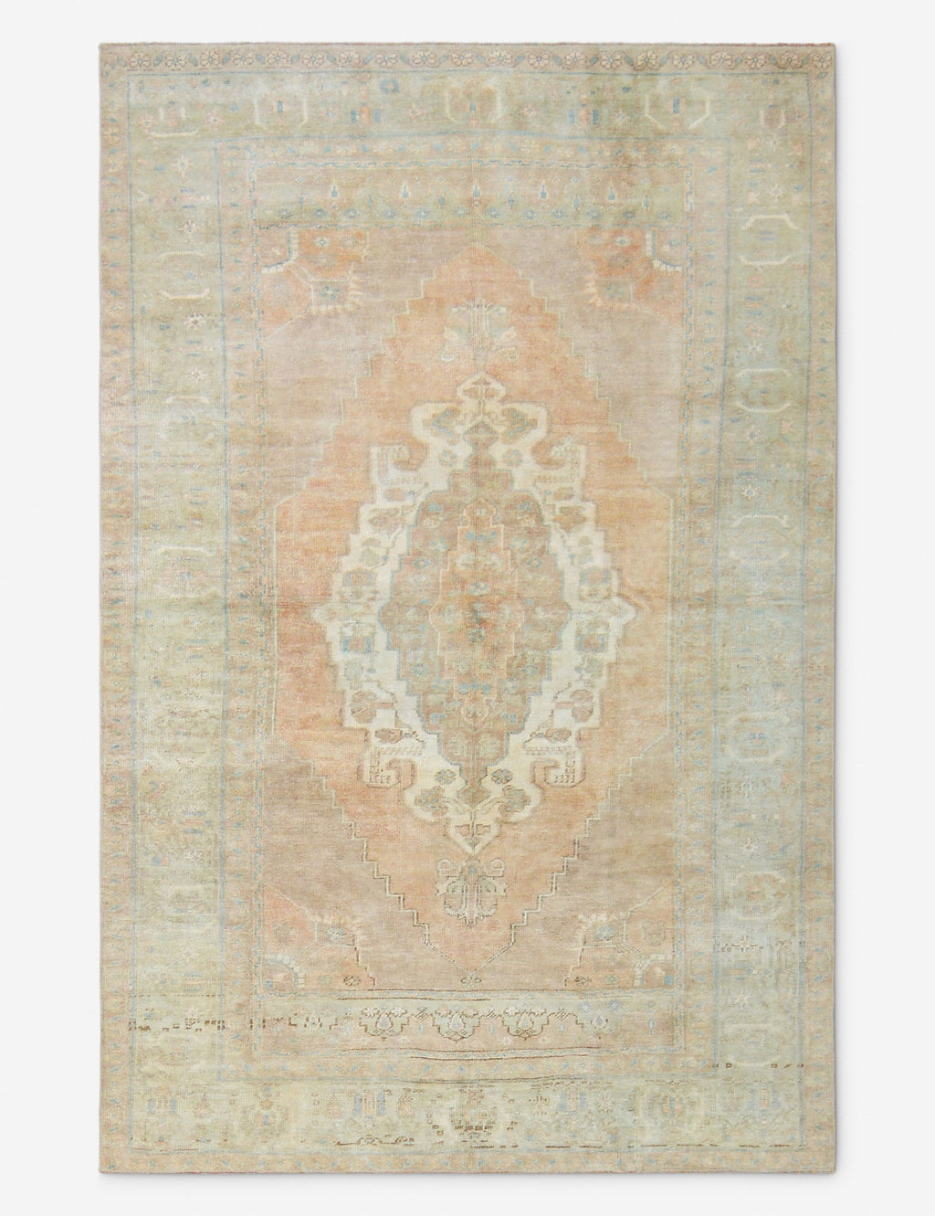 Vintage Turkish Hand-Knotted Wool Rug No. 527, 5' 1 X 8' 2