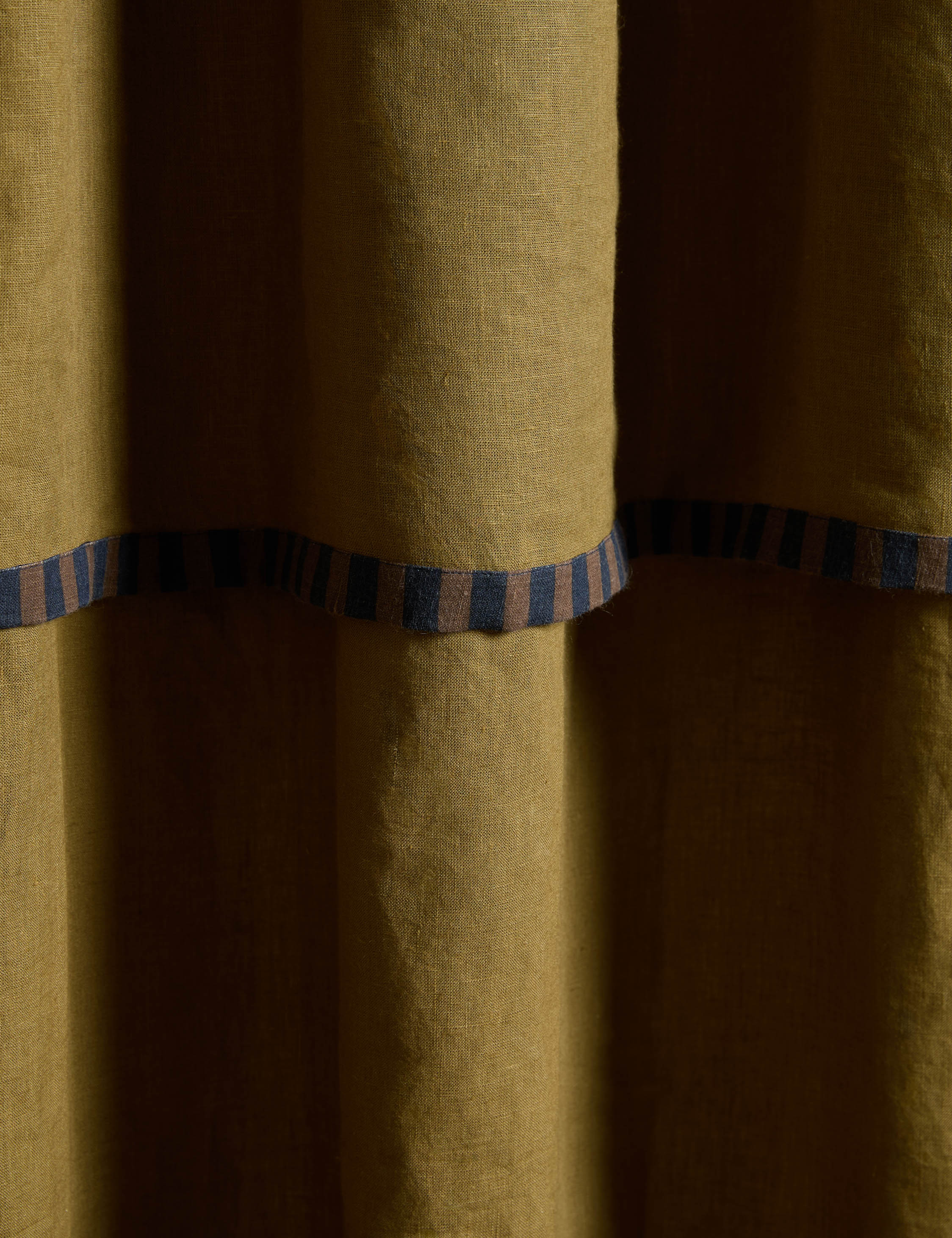 Banded Sheer Curtain Panel by Sarah Sherman Samuel