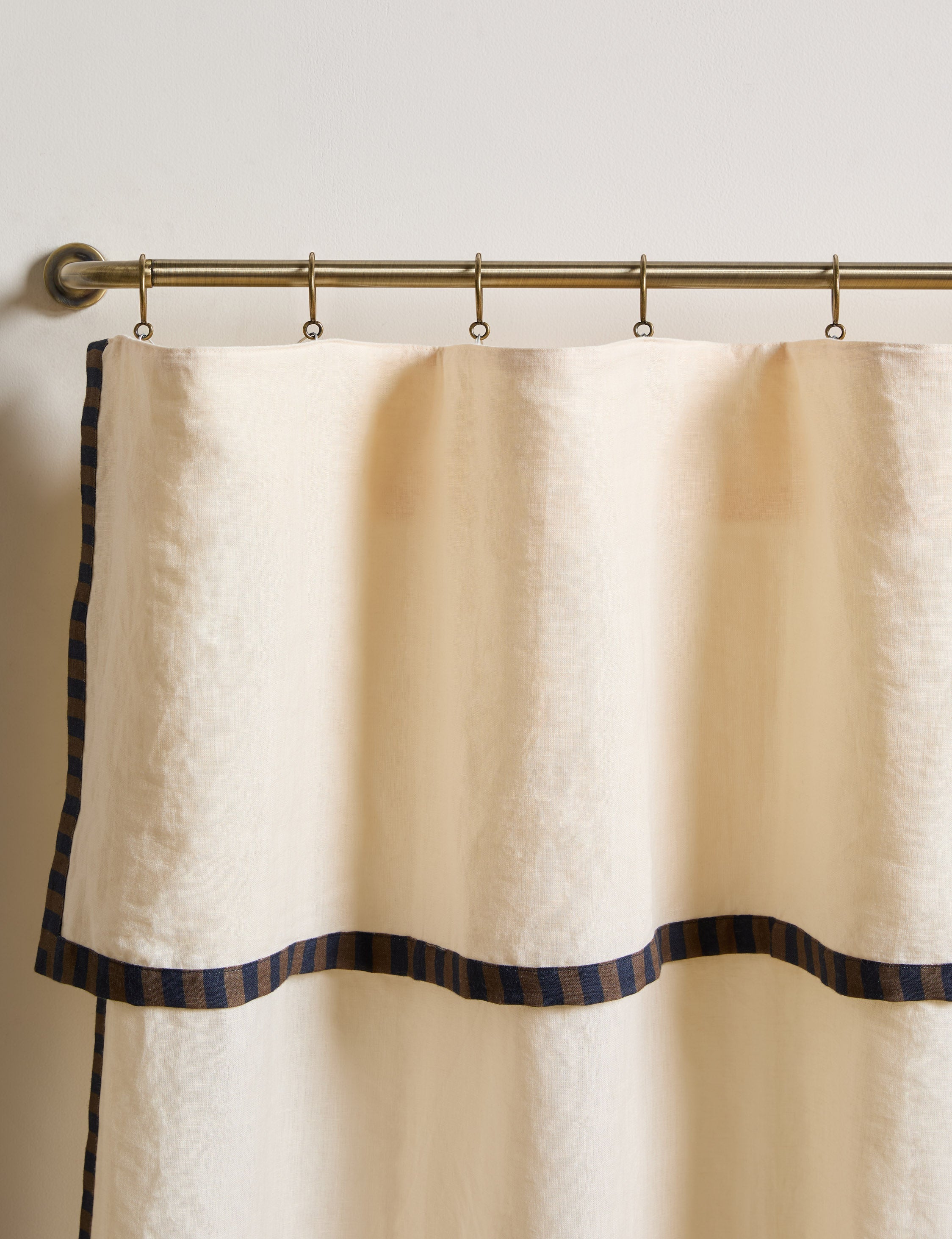 Banded Sheer Curtain Panel by Sarah Sherman Samuel
