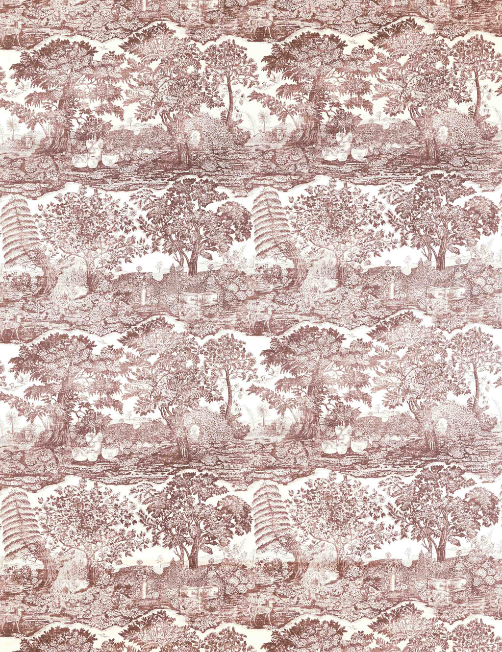 Highgrove Toile Linen-Blend Fabric by Sanderson