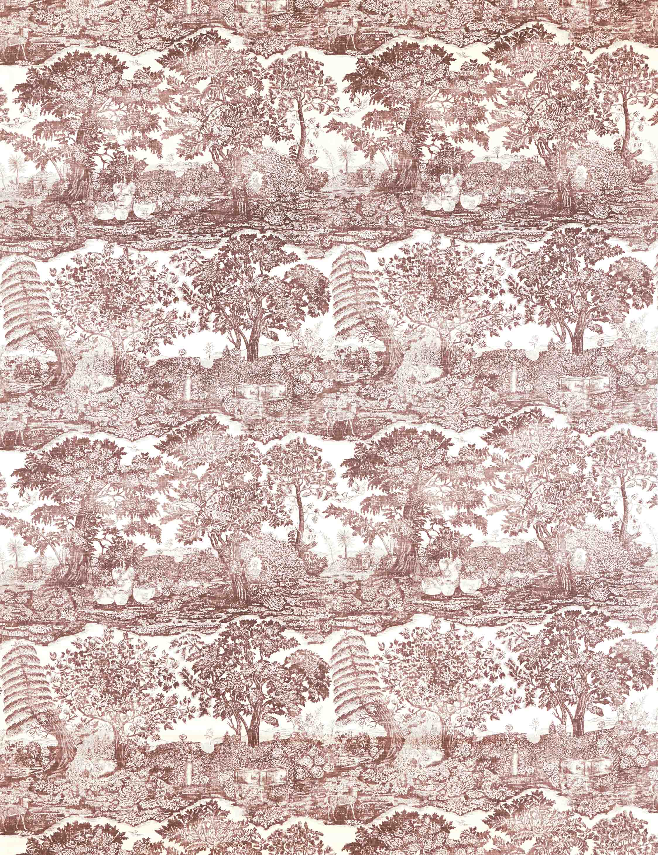 Highgrove Toile Linen-Blend Fabric by Sanderson