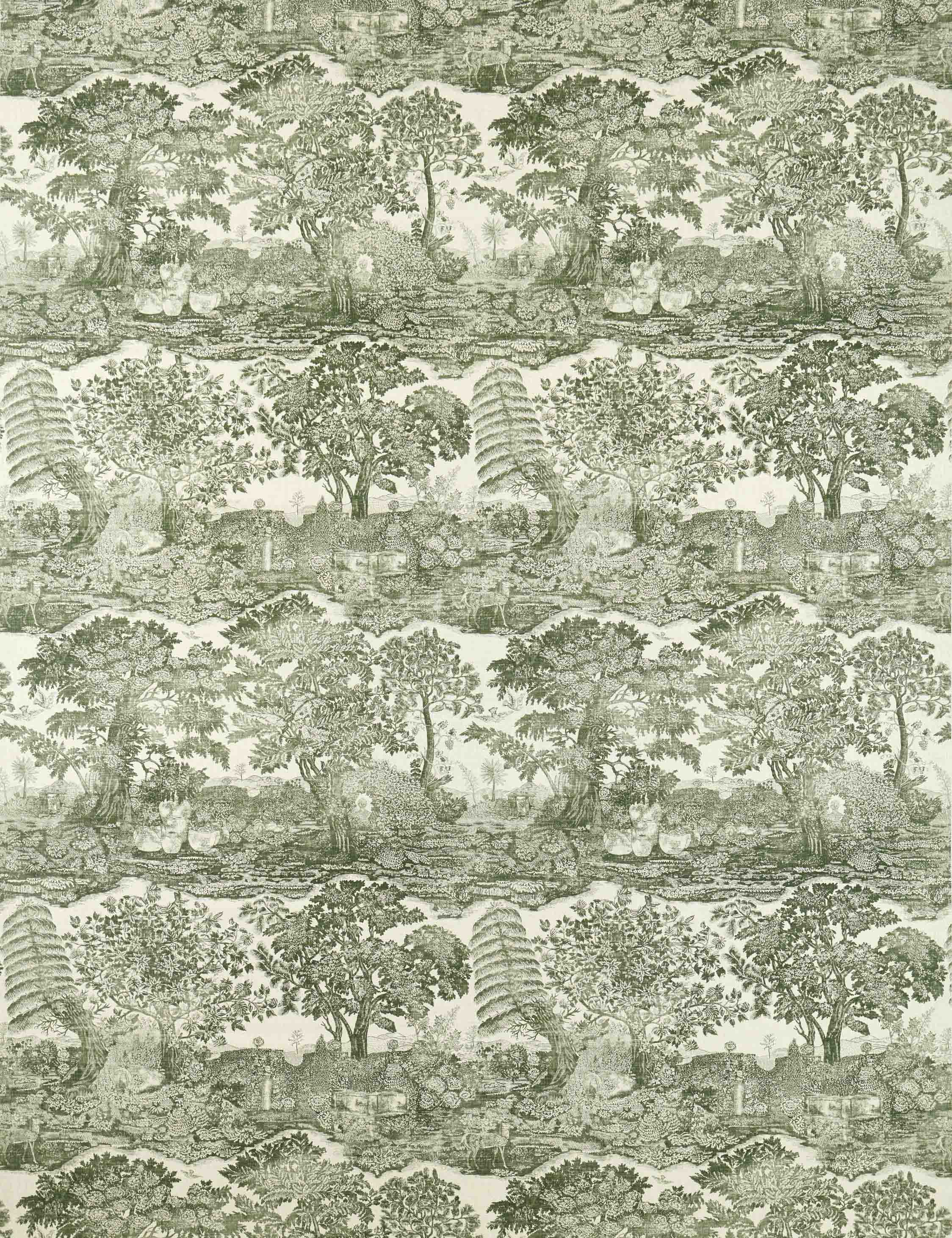 Highgrove Toile Linen-Blend Fabric by Sanderson