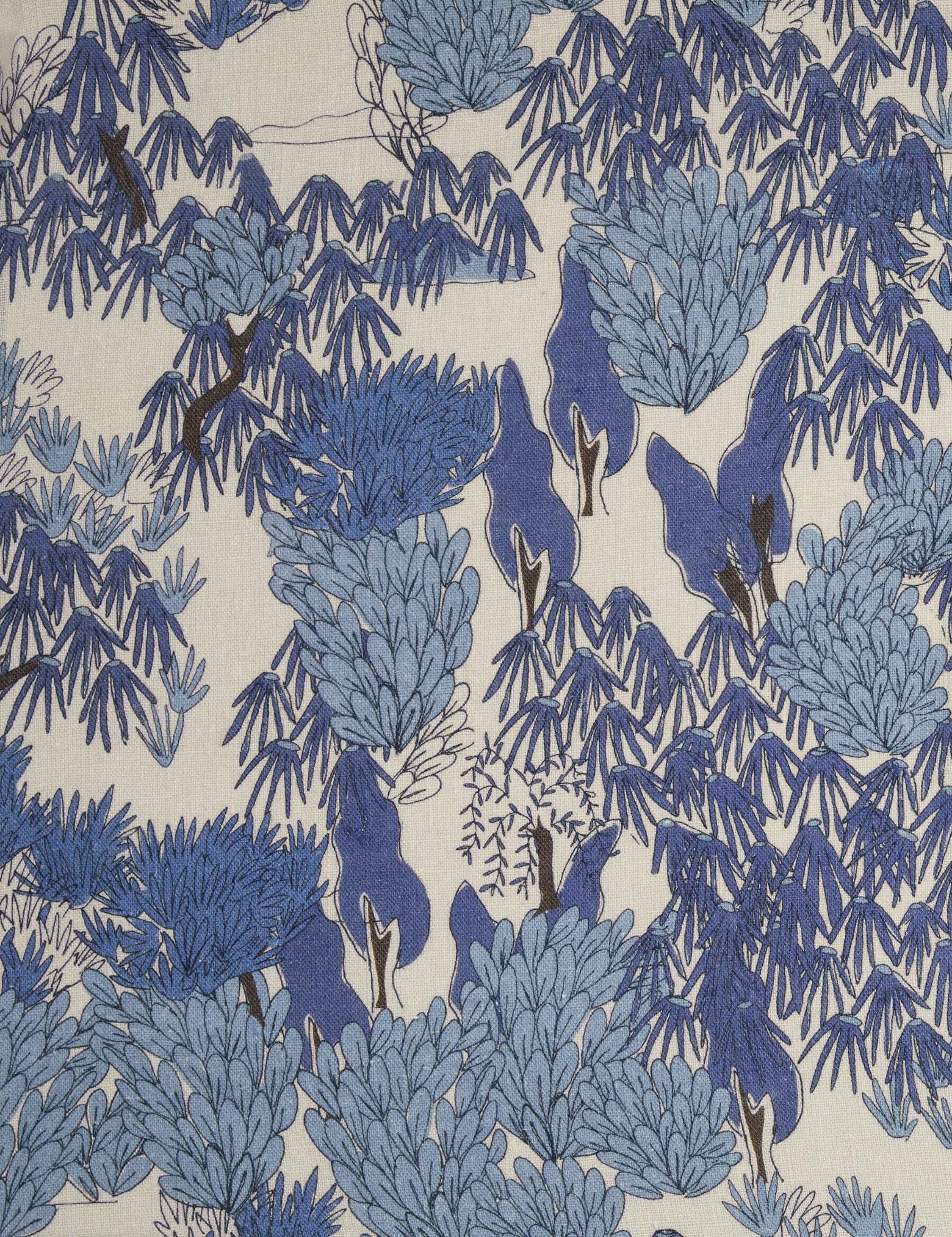 Garden Walk Linen Fabric by Sarah Sherman Samuel