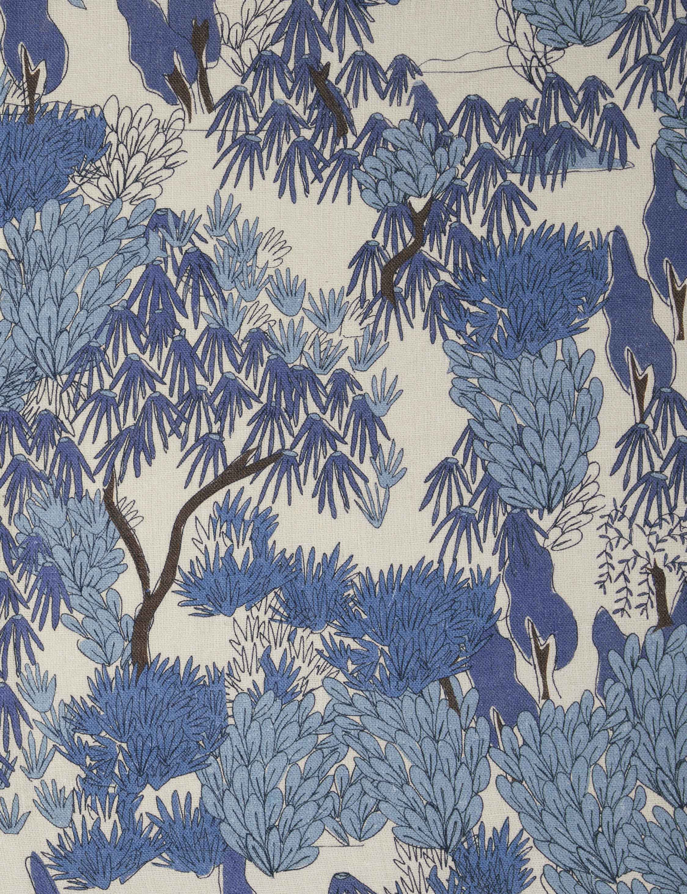 Garden Walk Linen Fabric by Sarah Sherman Samuel