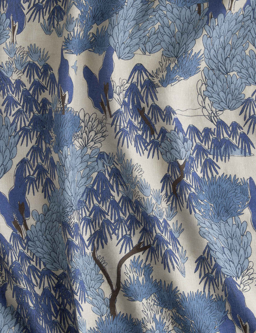 Garden Walk Linen Fabric by Sarah Sherman Samuel