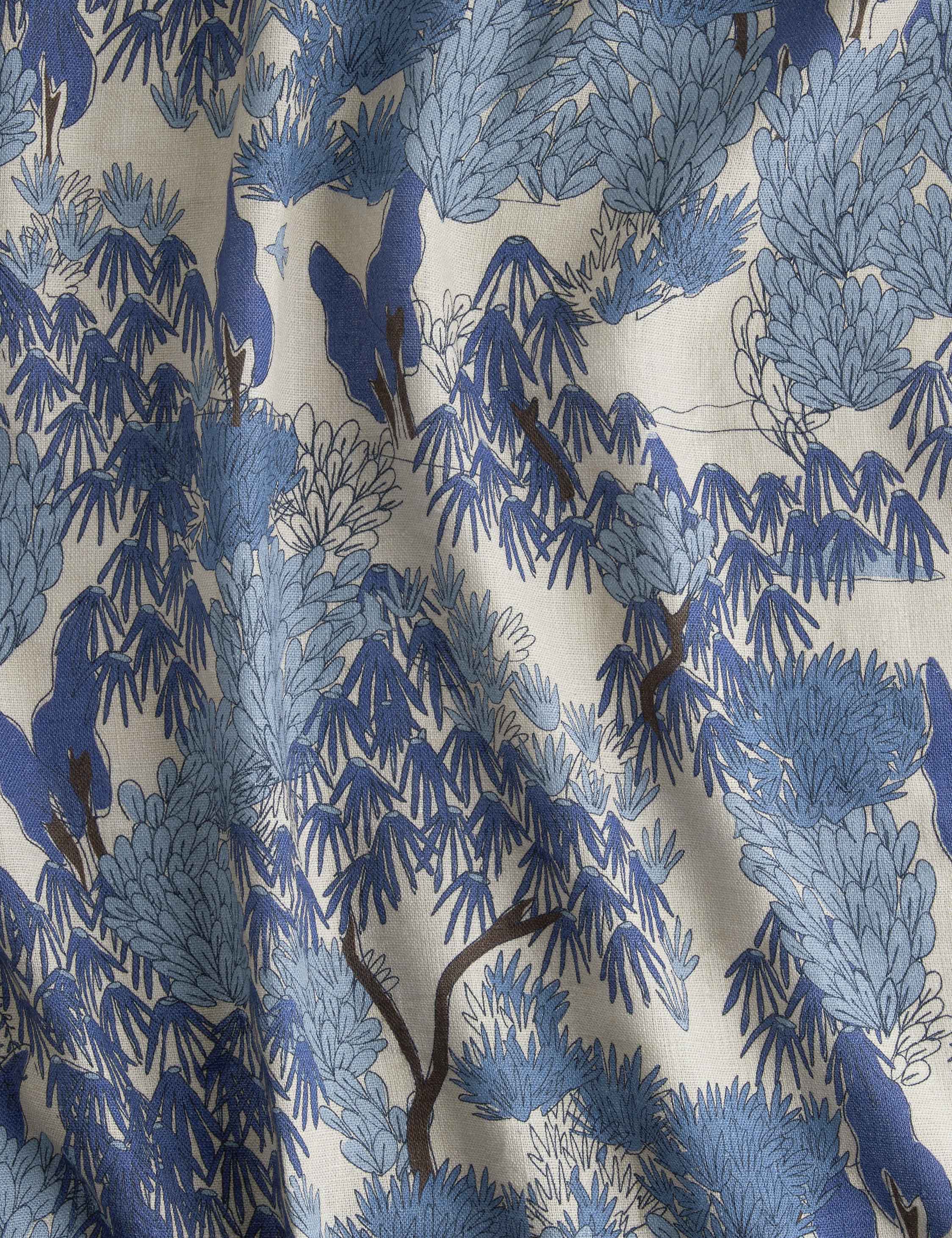 Garden Walk Linen Fabric by Sarah Sherman Samuel