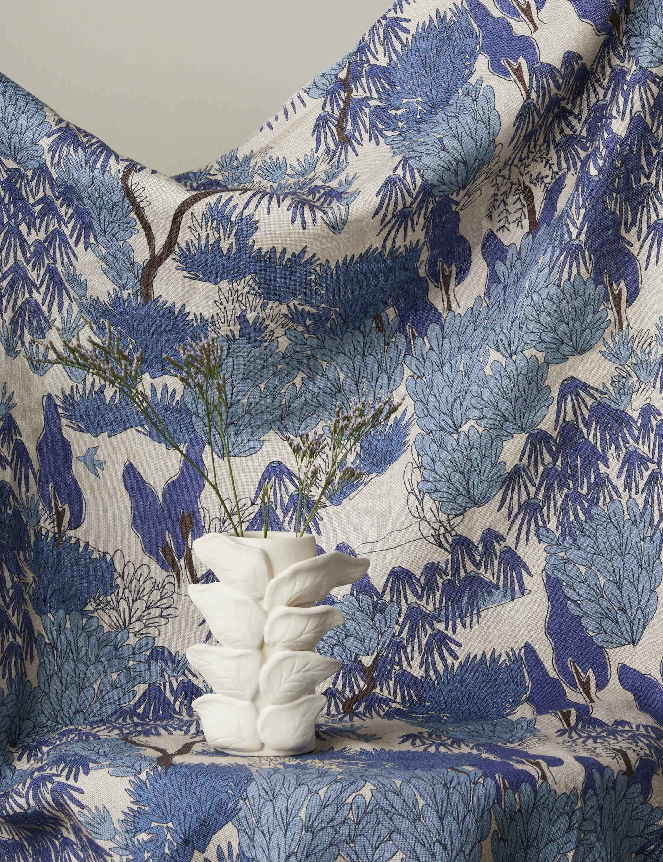 Garden Walk Linen Fabric by Sarah Sherman Samuel