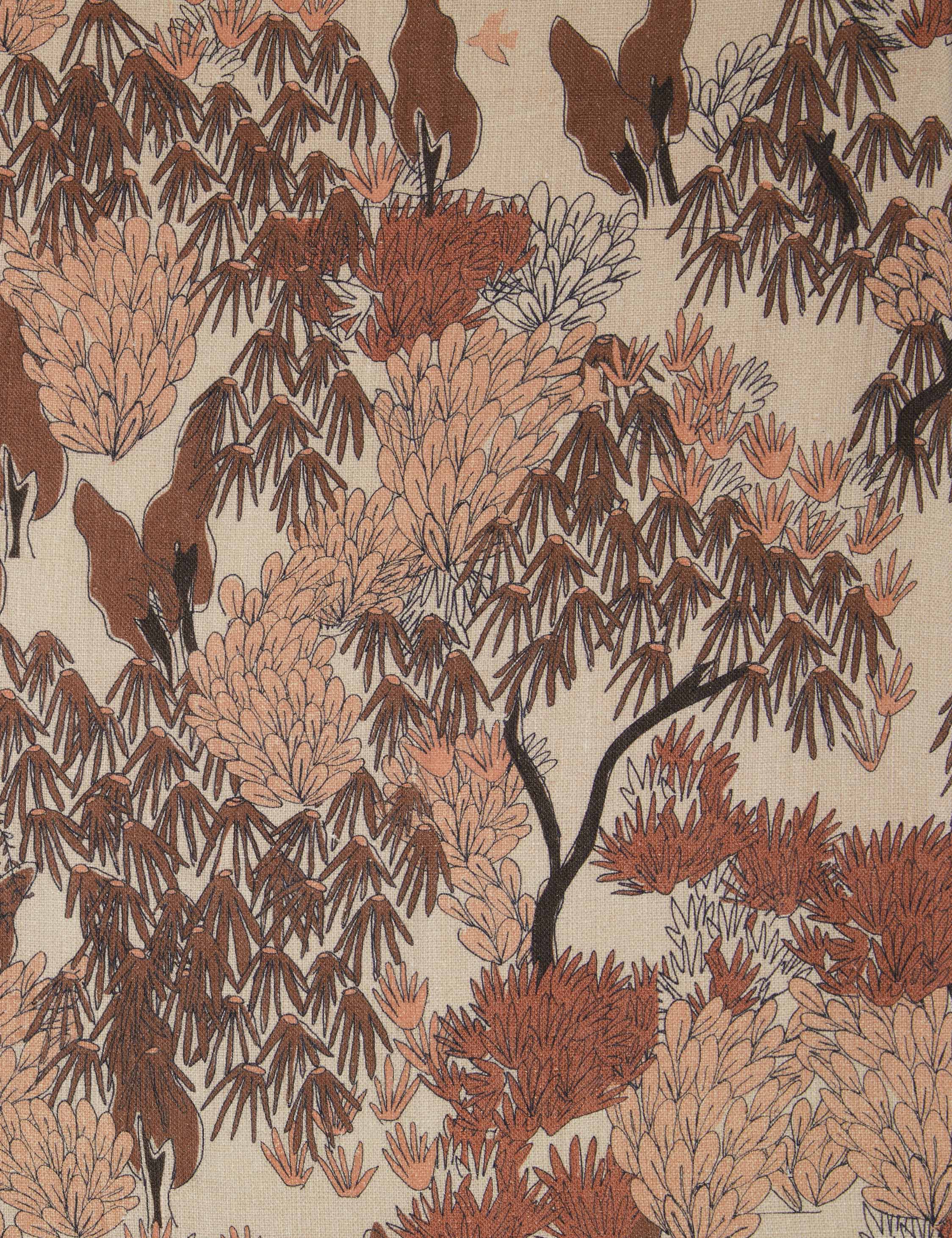Garden Walk Linen Fabric by Sarah Sherman Samuel