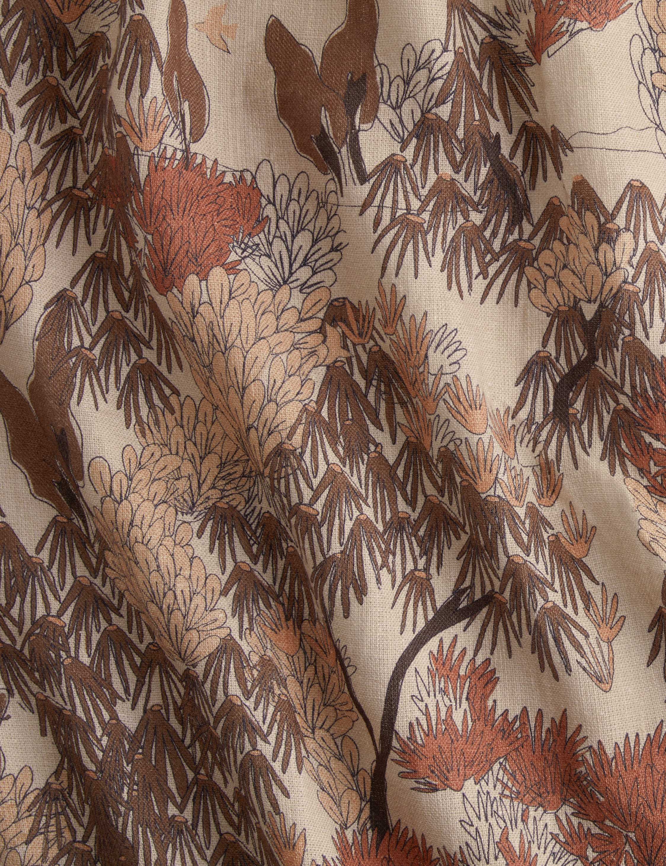 Garden Walk Linen Fabric by Sarah Sherman Samuel