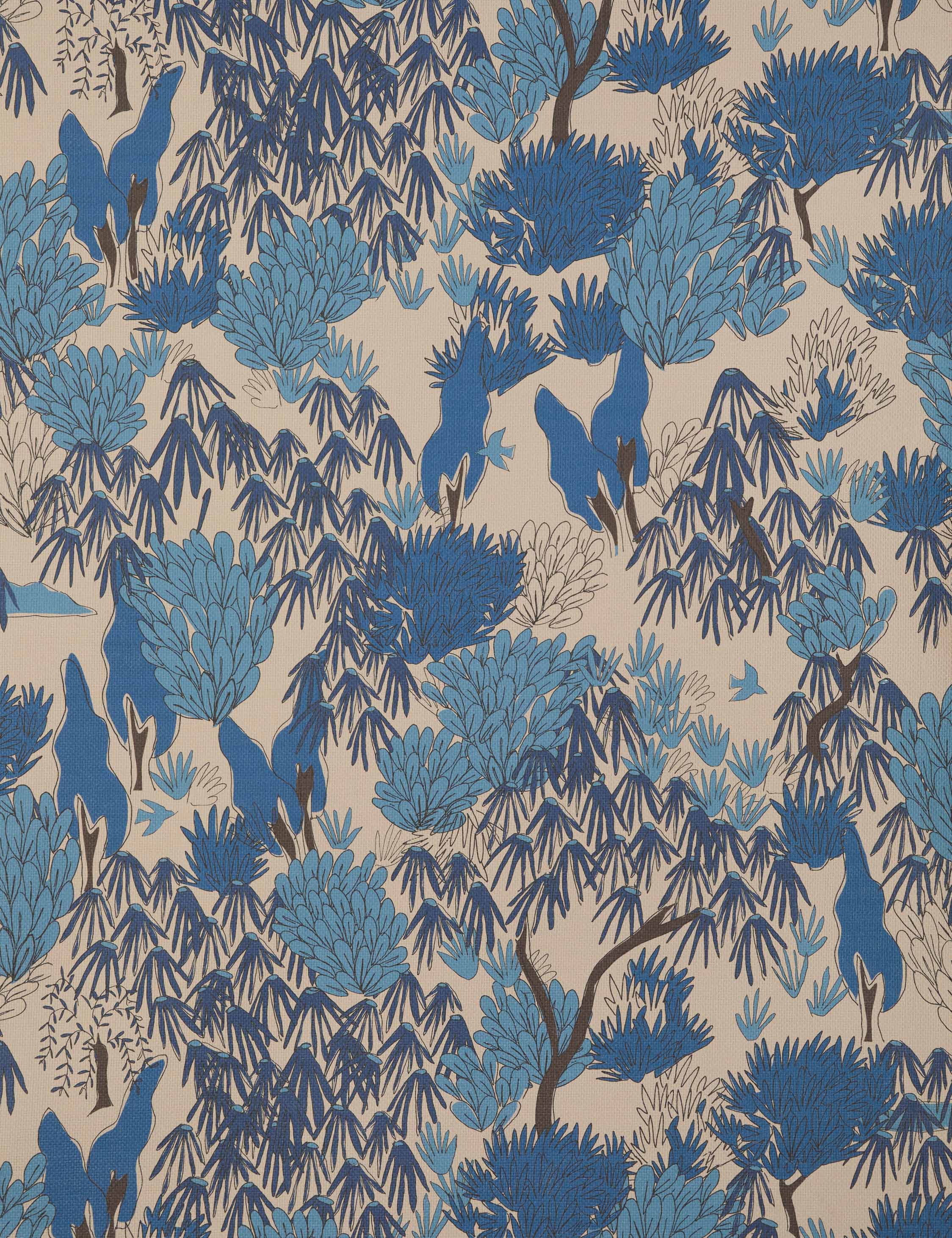 Garden Walk Paperweave Wallpaper by Sarah Sherman Samuel
