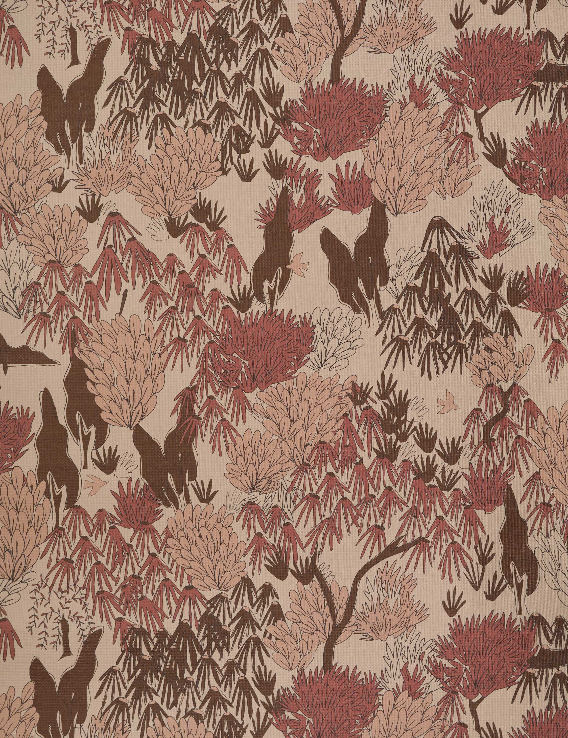 Garden Walk Paperweave Wallpaper by Sarah Sherman Samuel