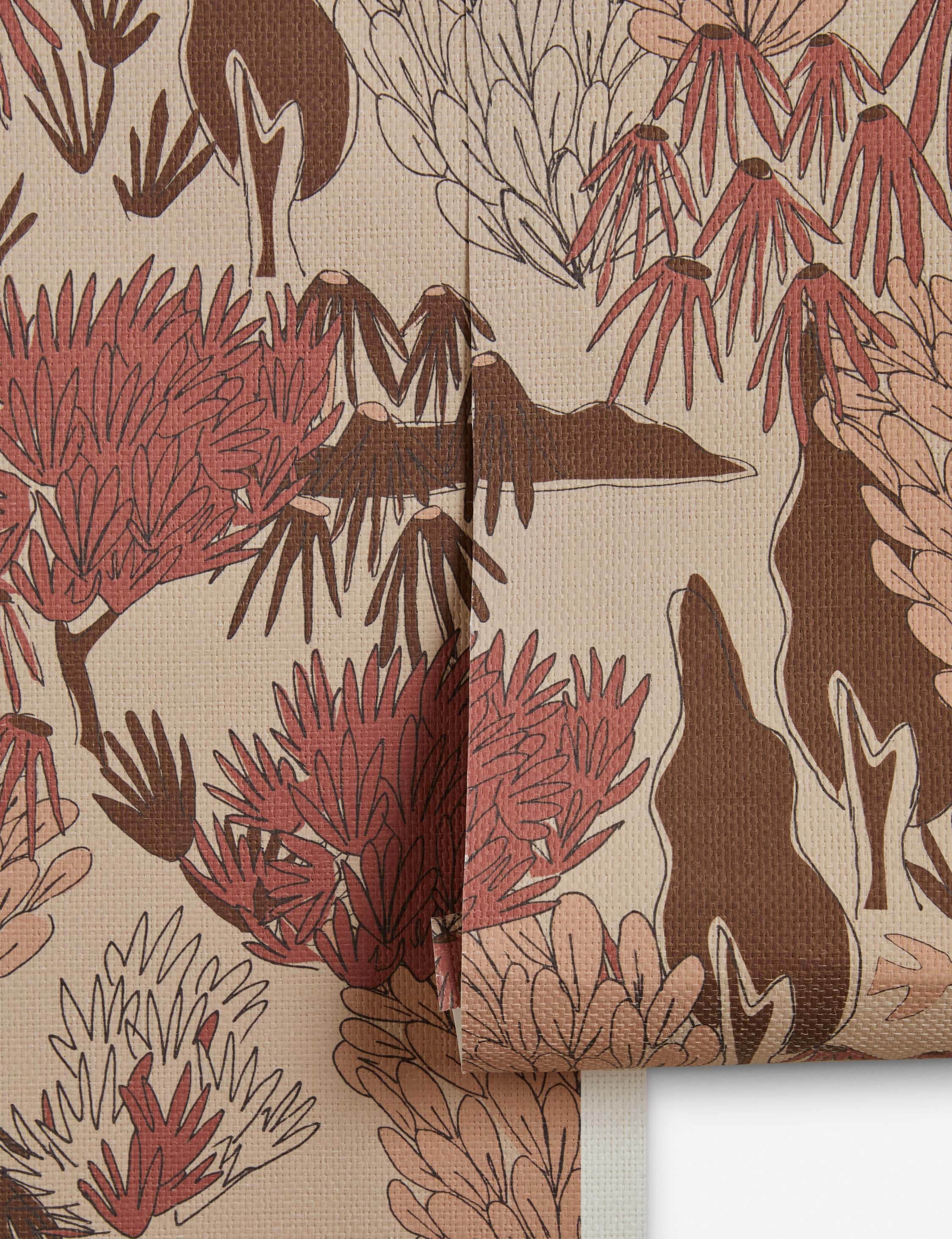 Garden Walk Paperweave Wallpaper by Sarah Sherman Samuel