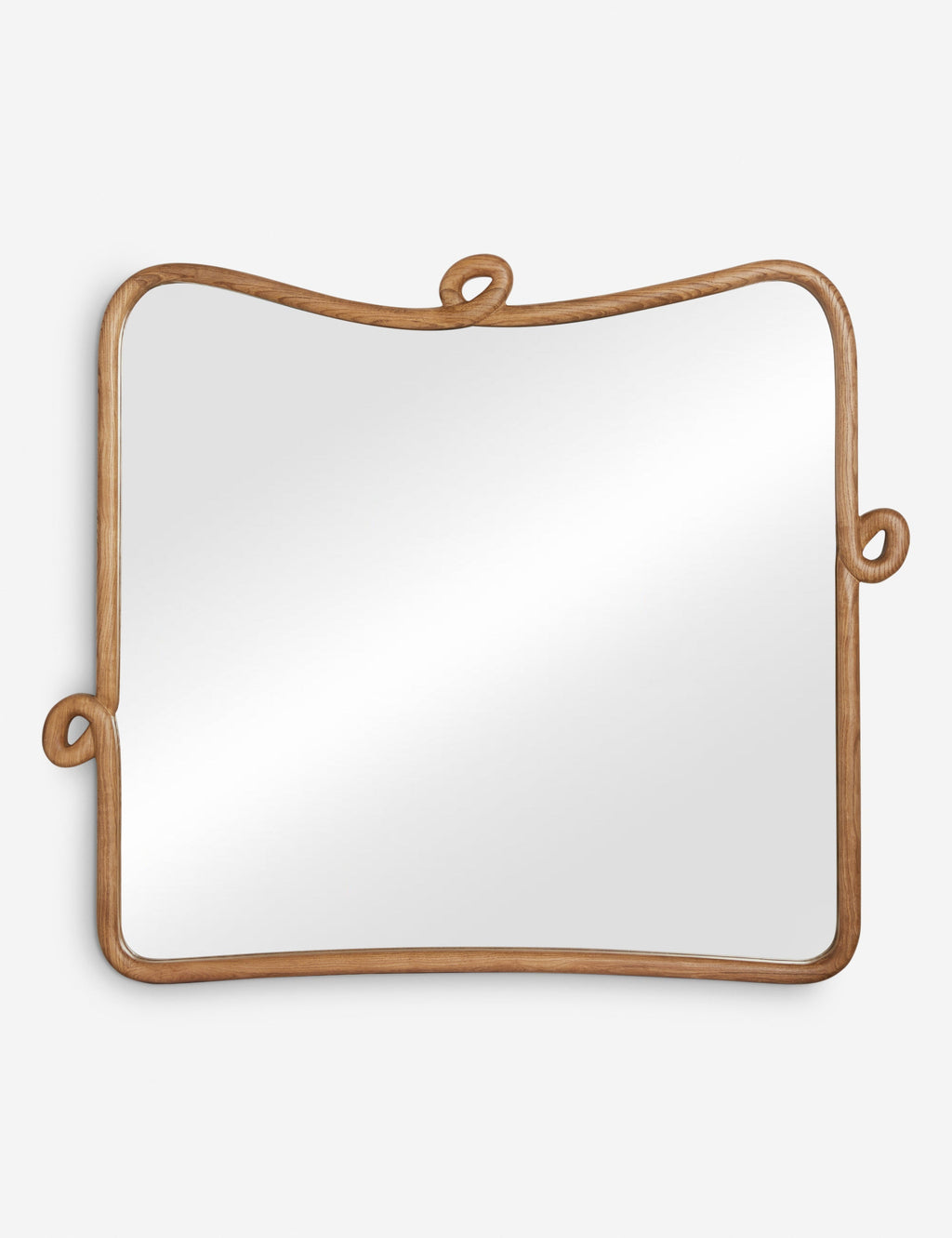 Looped Wood Mantel Mirror by Sarah Sherman Samuel