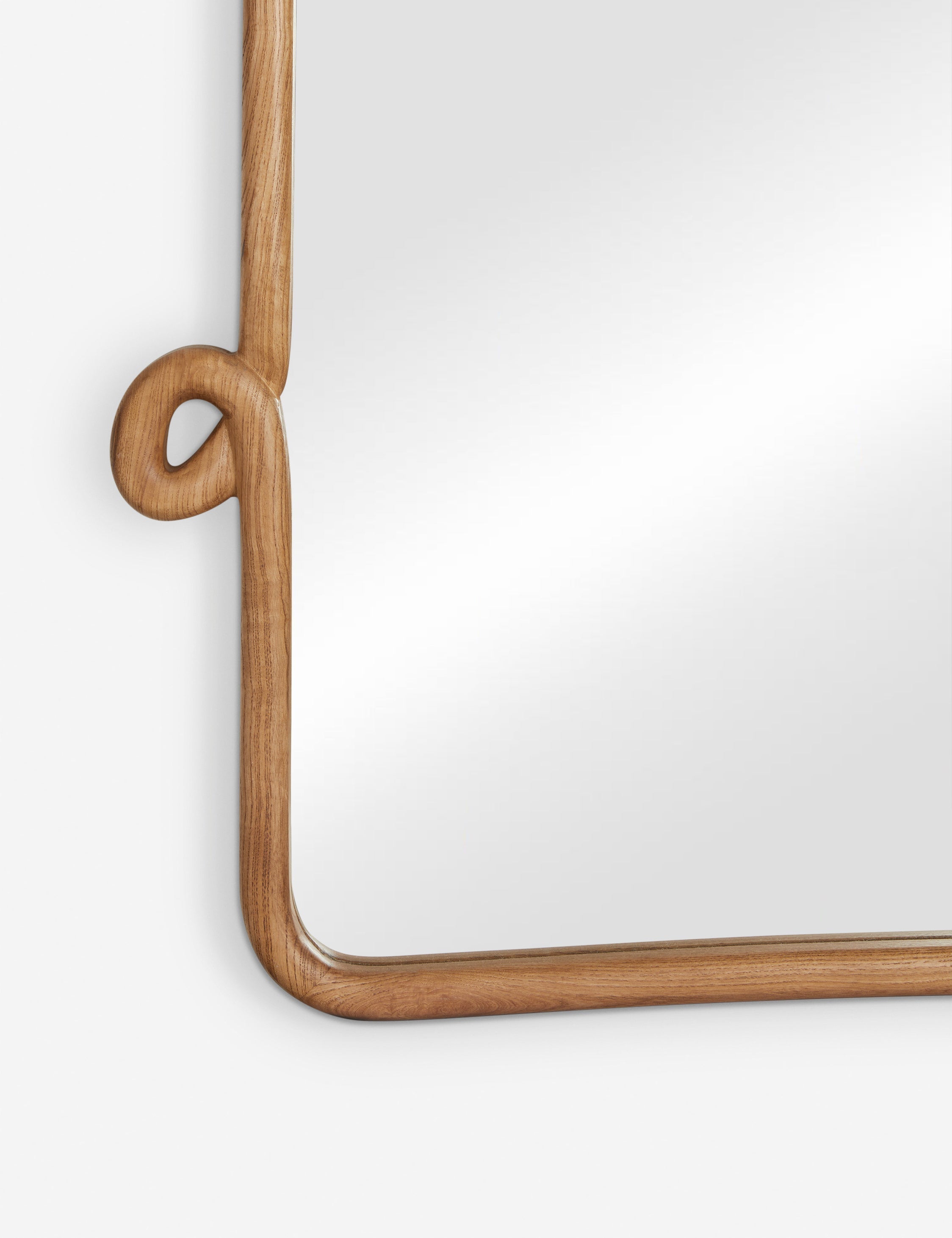 Looped Wood Mantel Mirror by Sarah Sherman Samuel