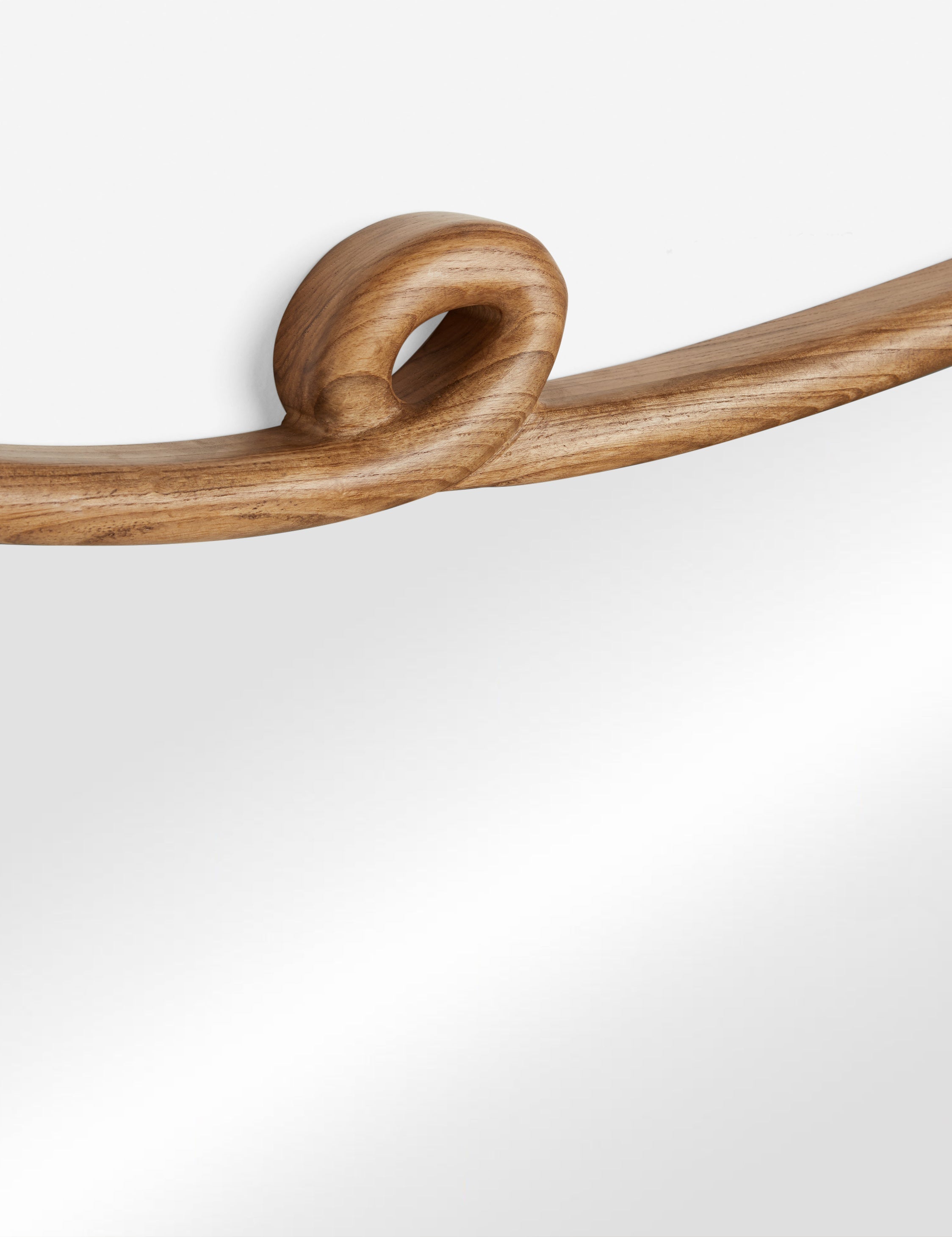 Looped Wood Mantel Mirror by Sarah Sherman Samuel