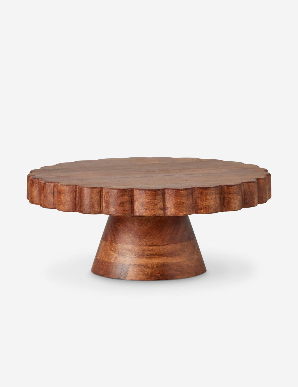 Natural Scalloped Cake Stand by etúHOME