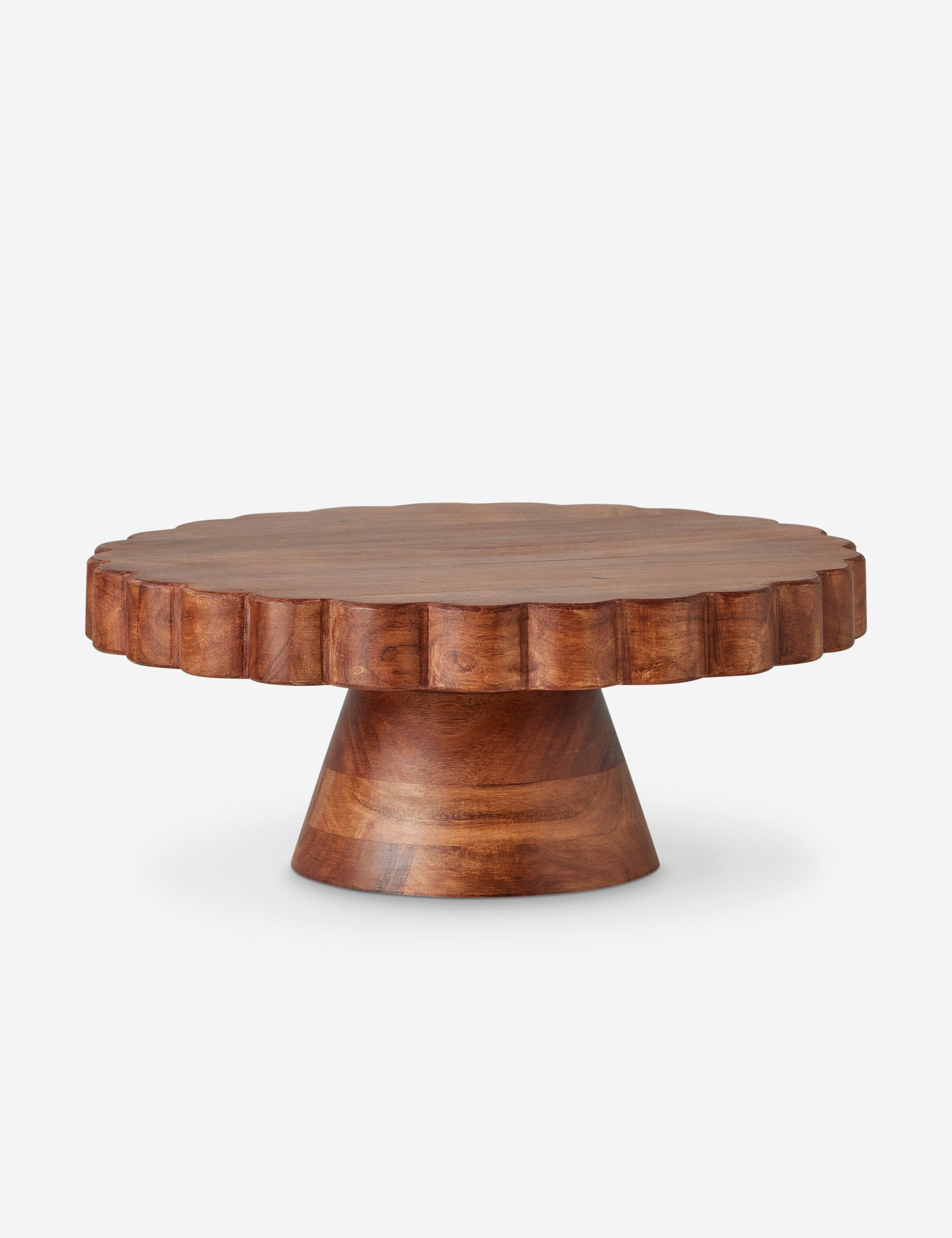 Natural Scalloped Cake Stand by etúHOME