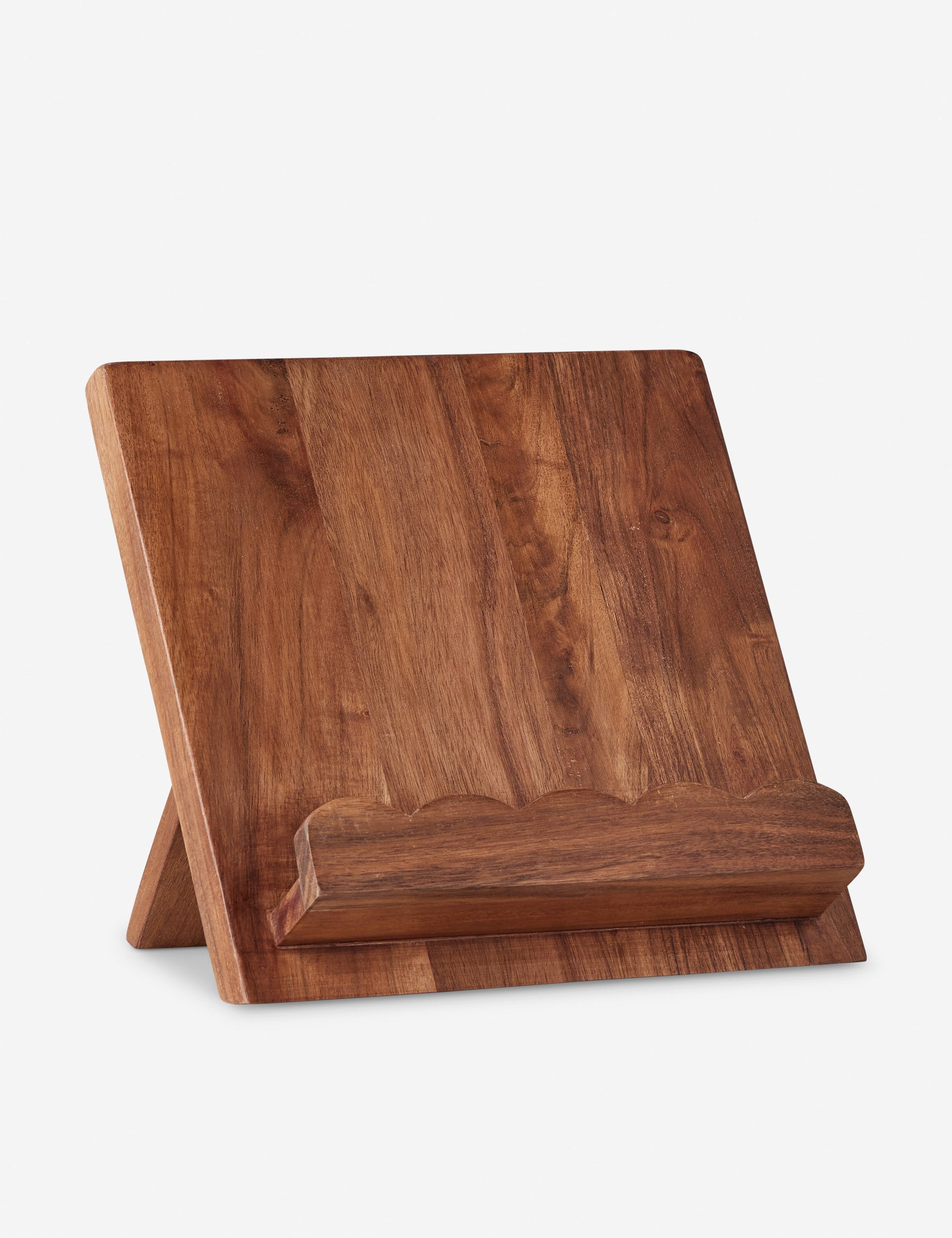 Scalloped Wood Book Stand by etúHOME