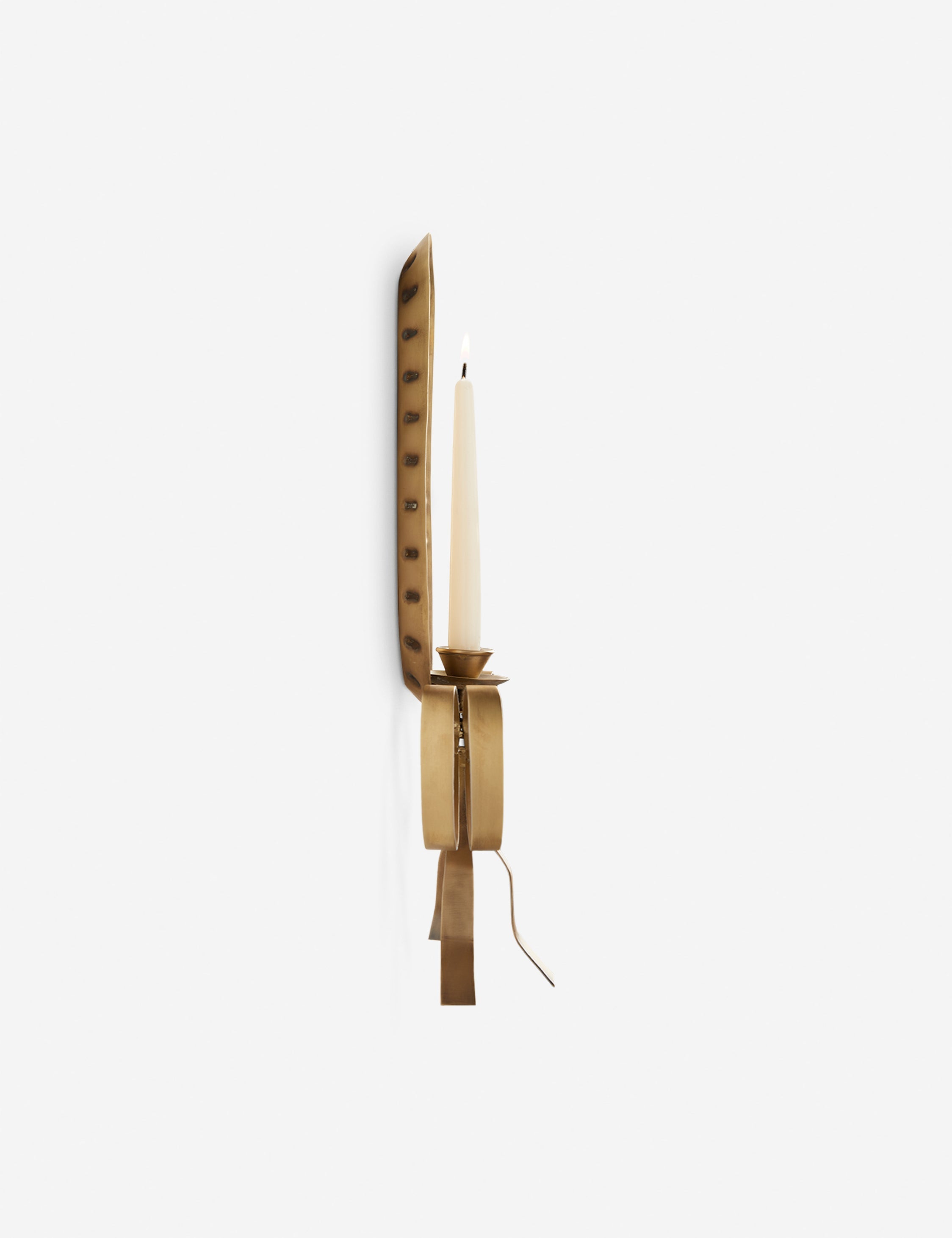 Ribbon Candle Sconce